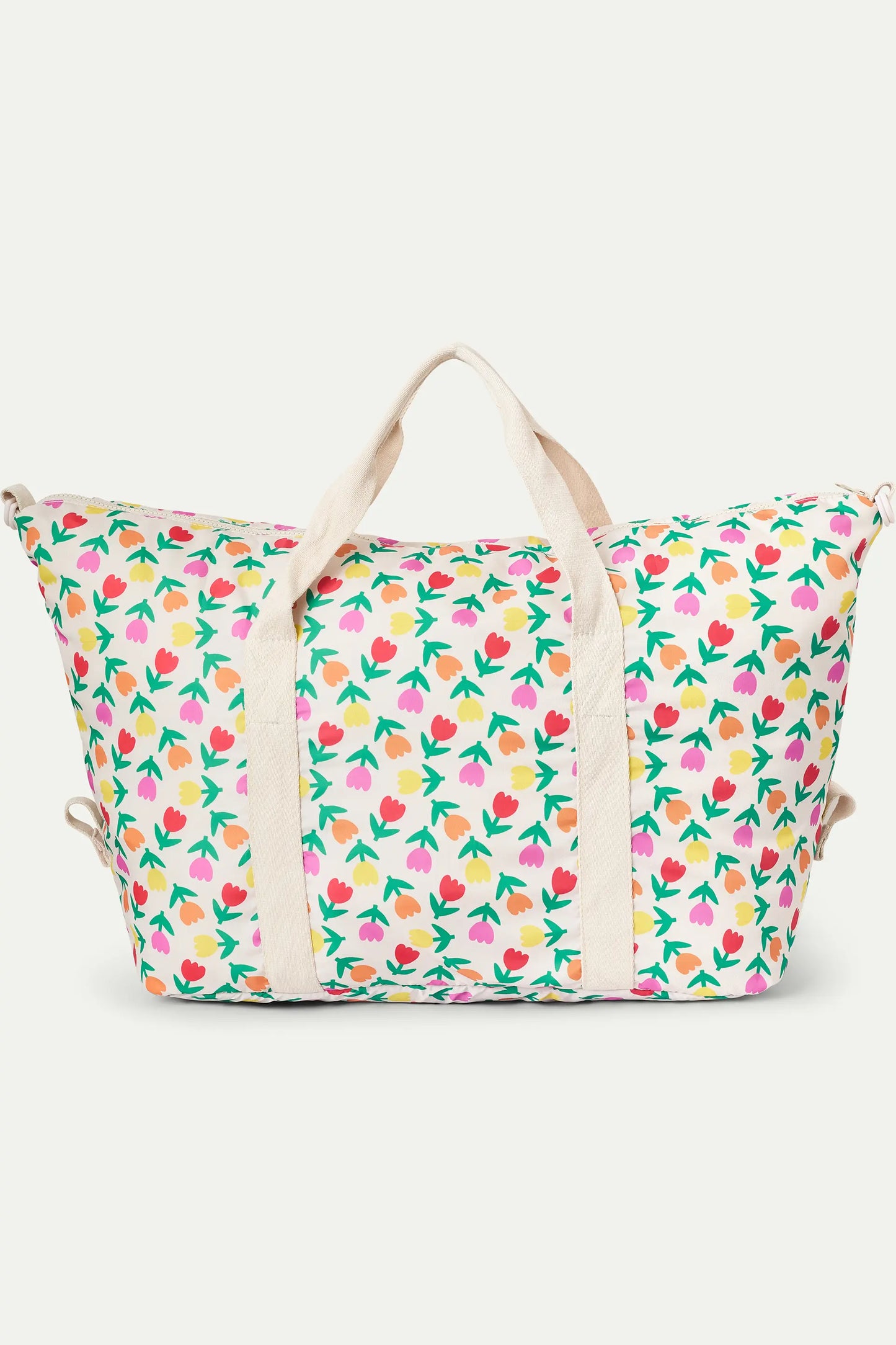 Borsa sportiva con stampa Tulipani Multicolori