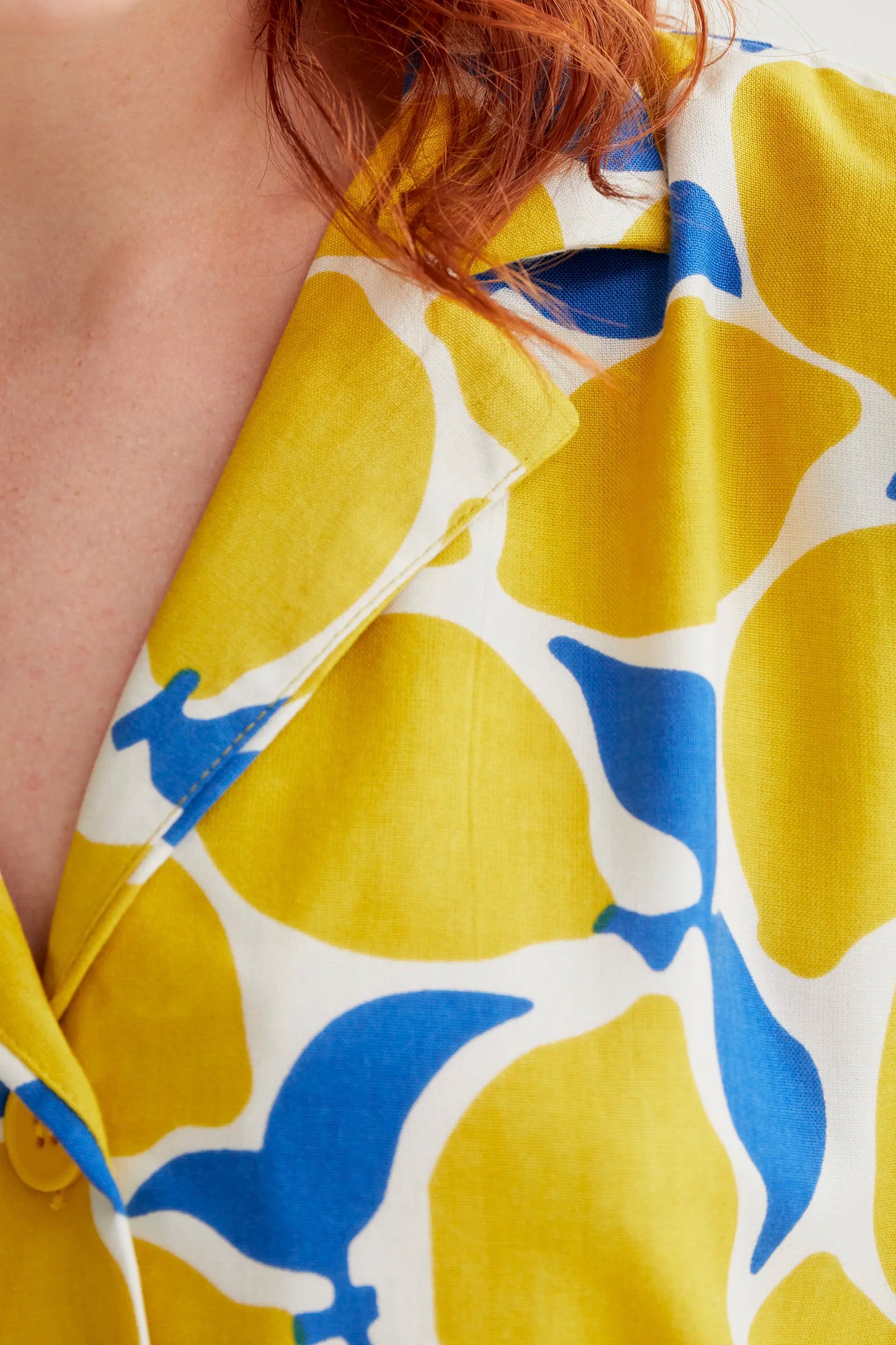 Camicia con stampa limoncello