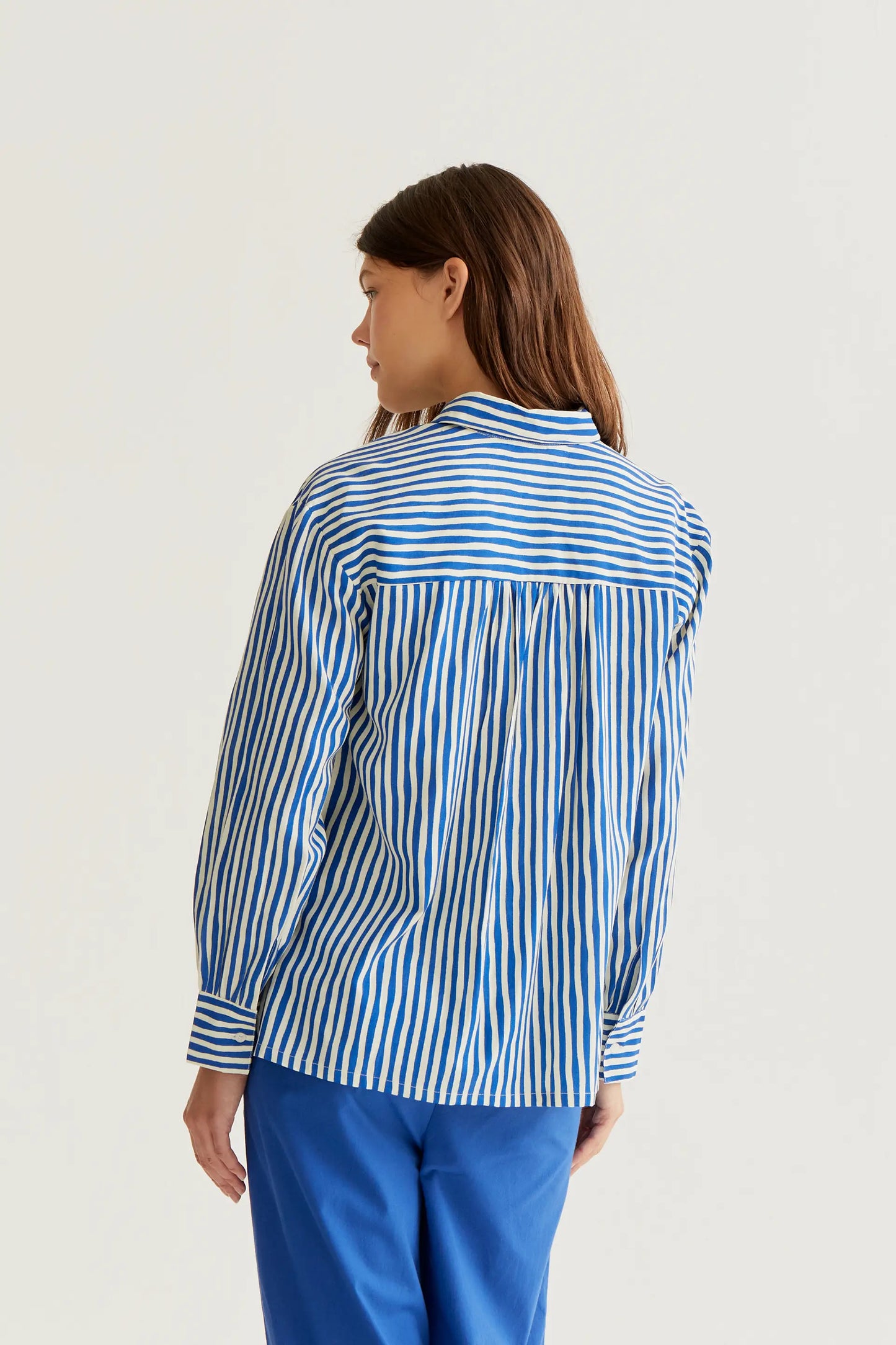Camisa con estampado Lavagna Blue