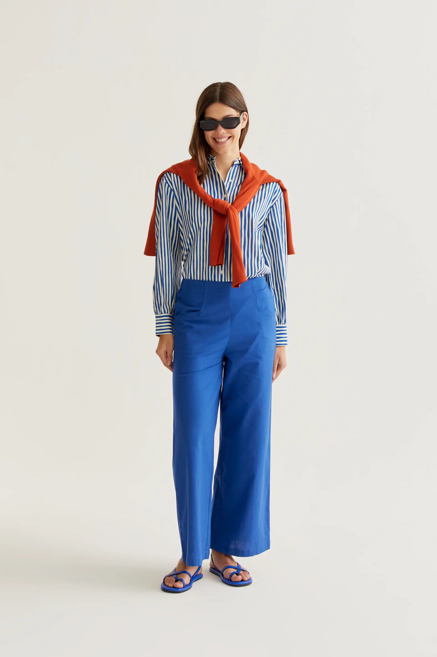 Camisa con estampado Lavagna Blue