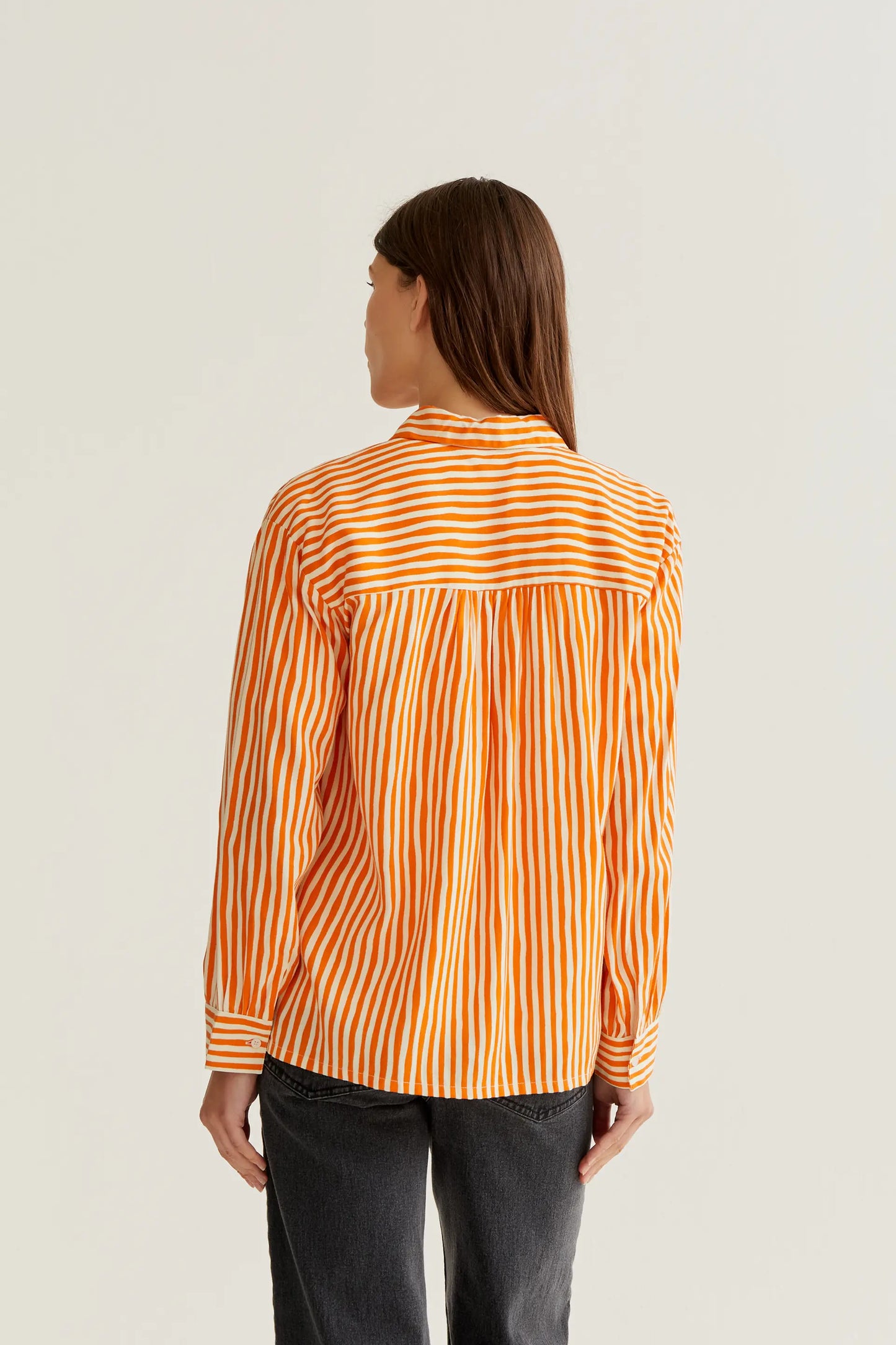 Camicia con stampa Lavagna Orange