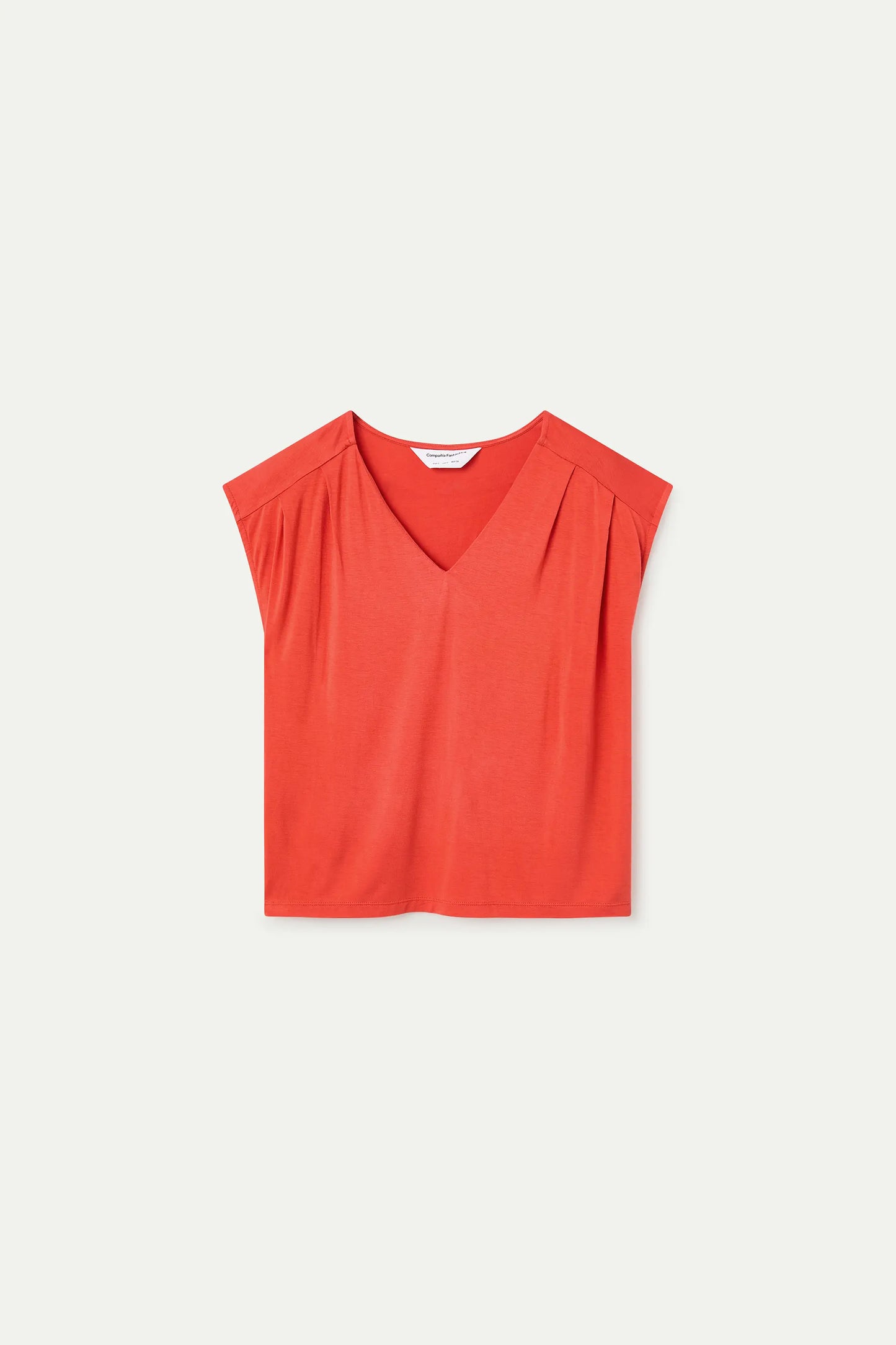Camiseta rojo manga sisa