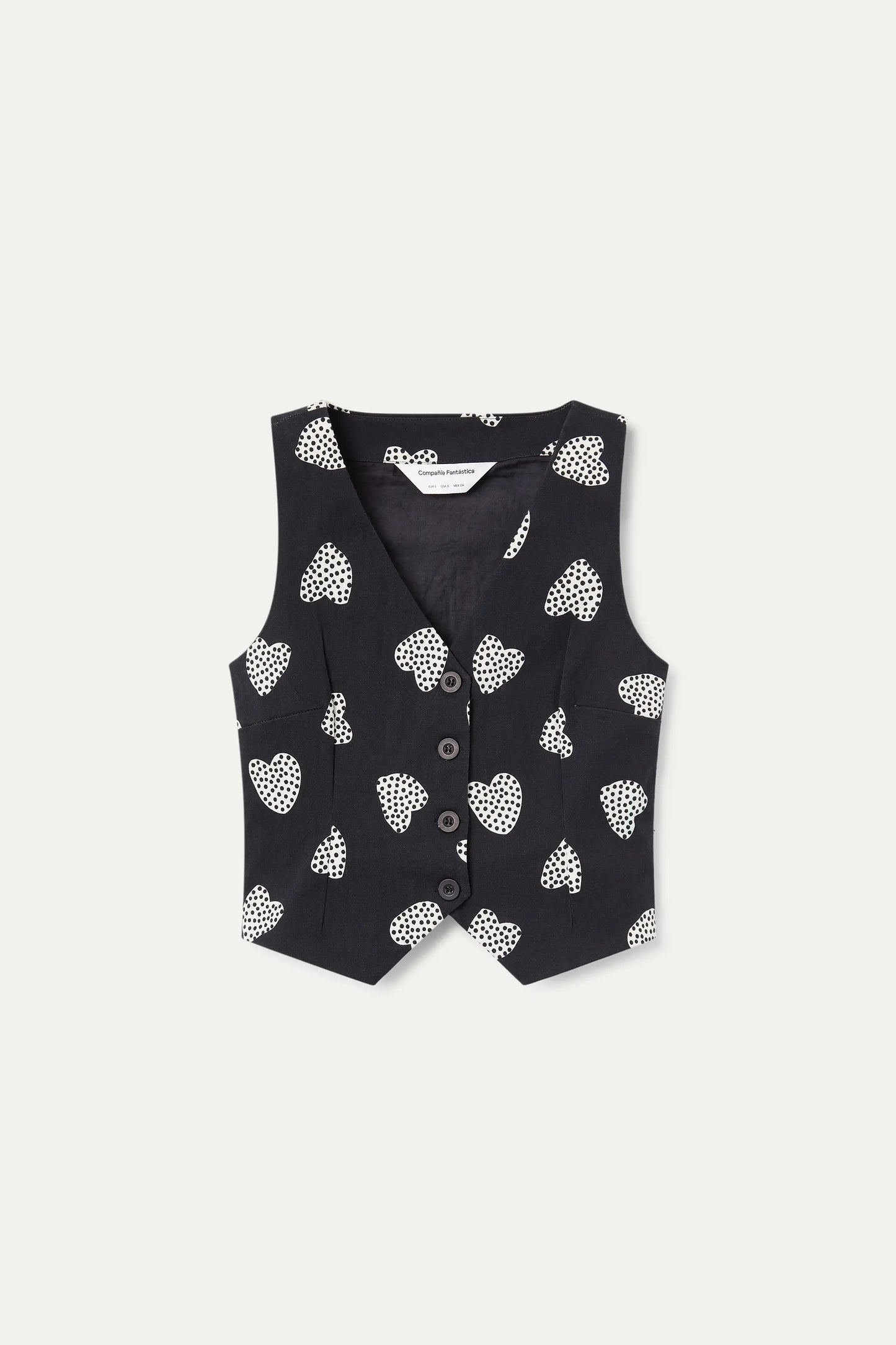 Gilet stampato Harmony Black