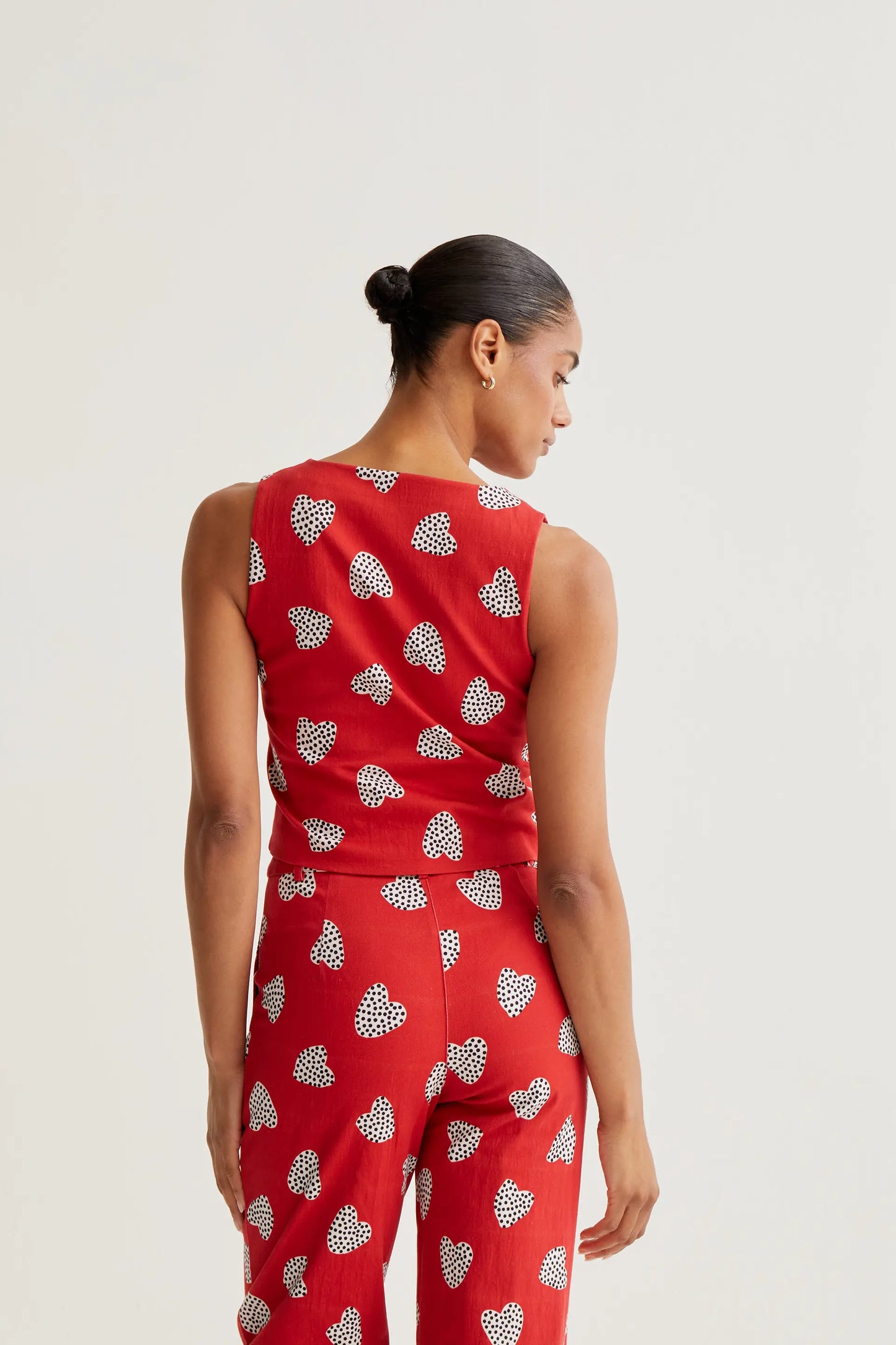 Gilet con stampa Harmony Red