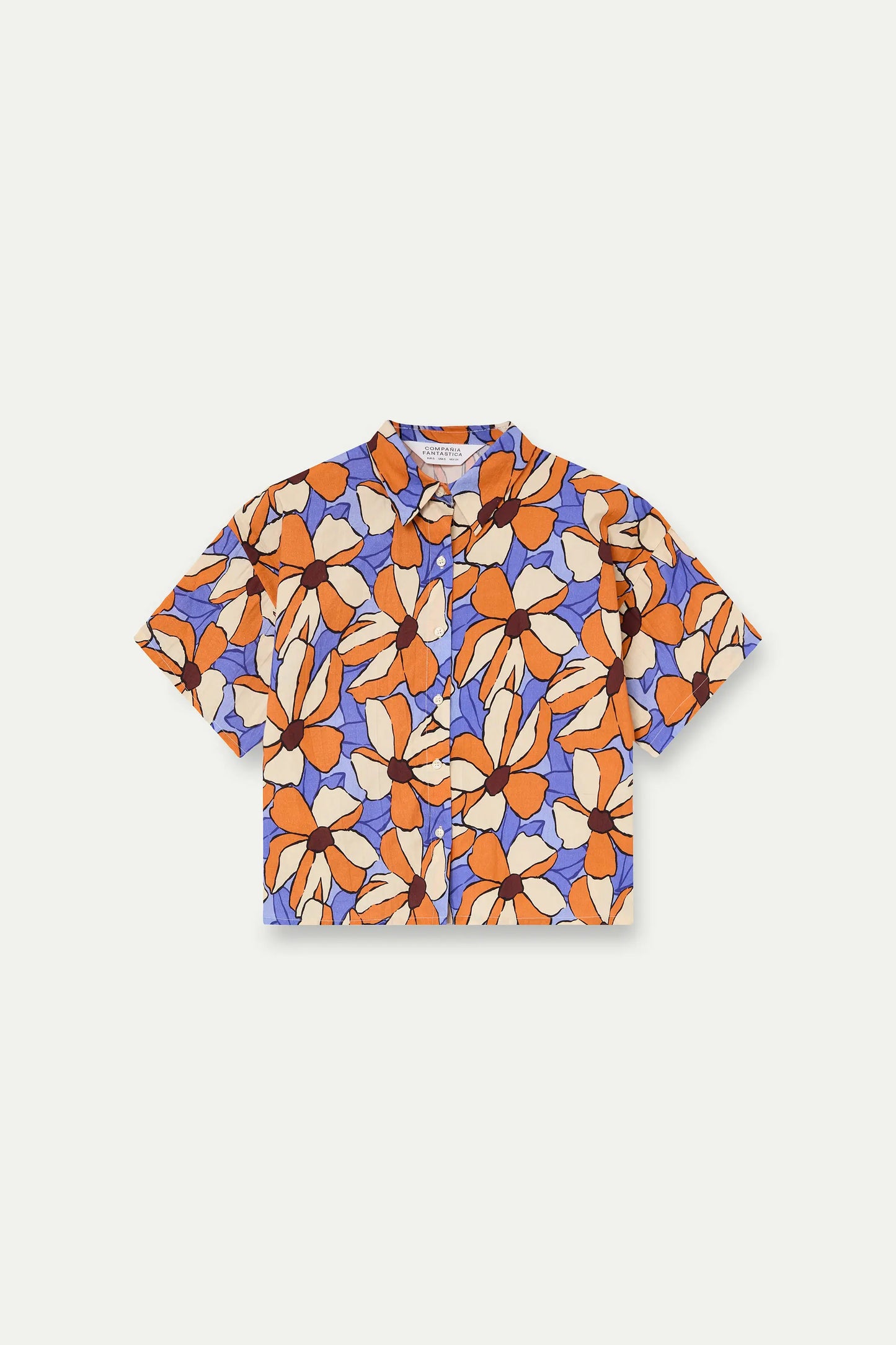 Camicia con stampa calendula