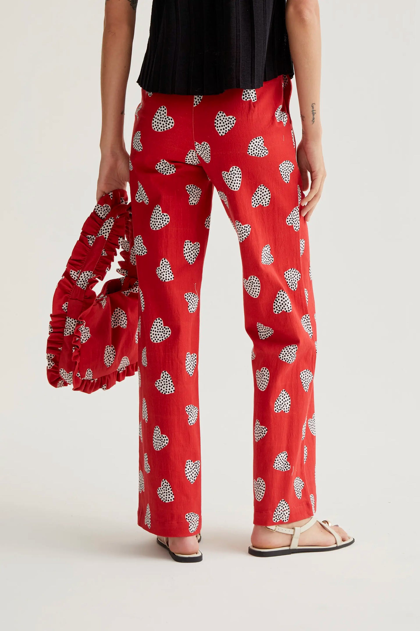 Pantaloni Harmony Red Print
