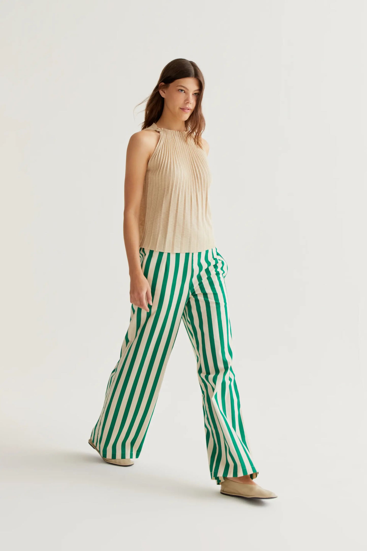 Pantalón con estampado Bamboo Green