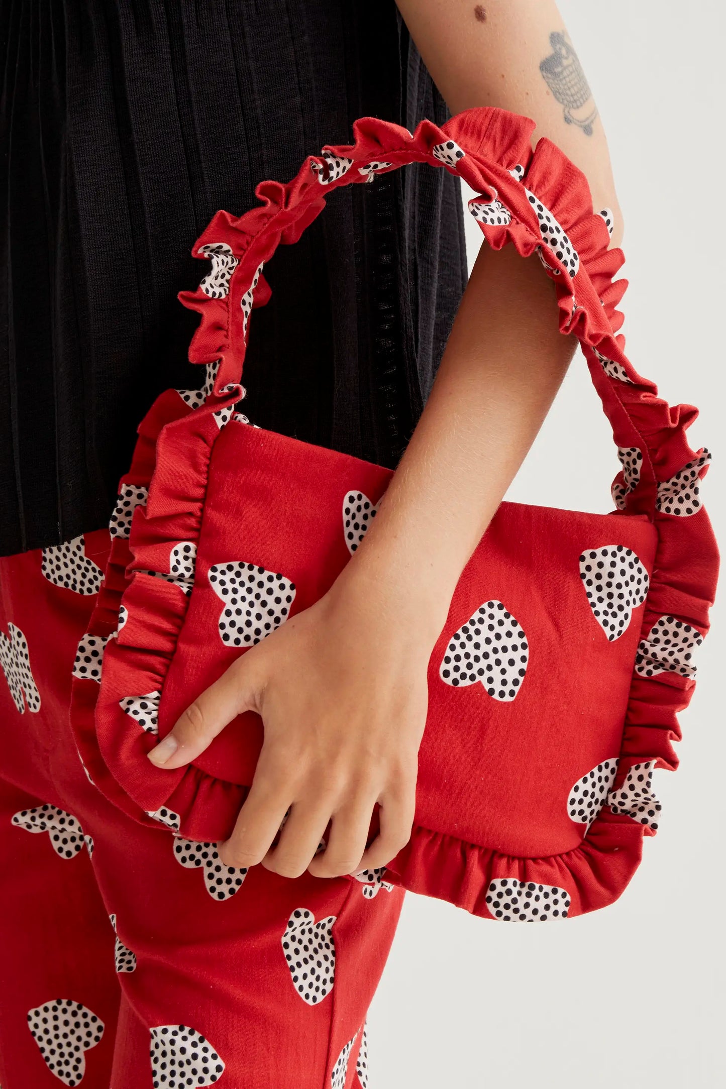 Borsa stampata Harmony Red