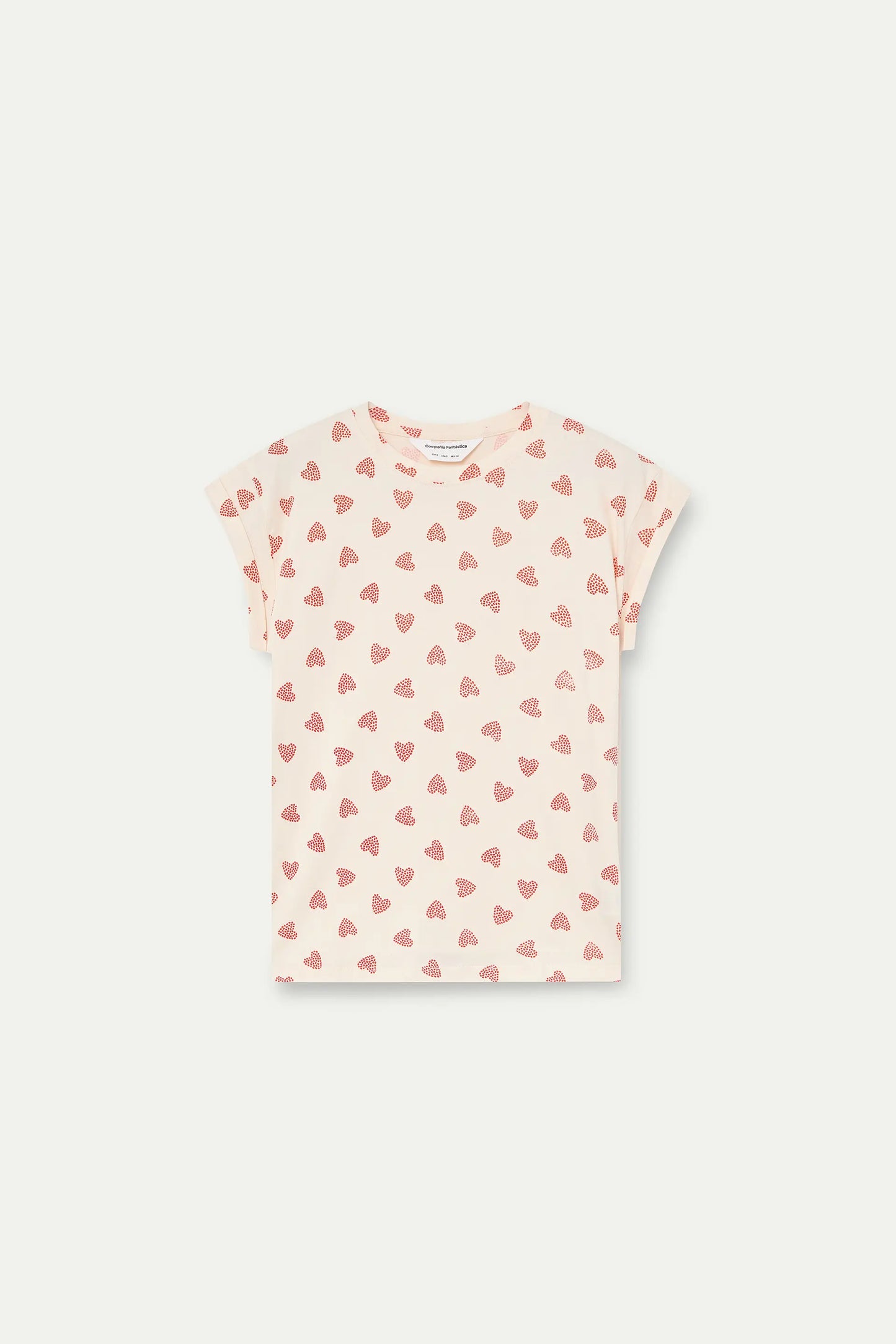 Maglietta con stampa rossa Coccinella