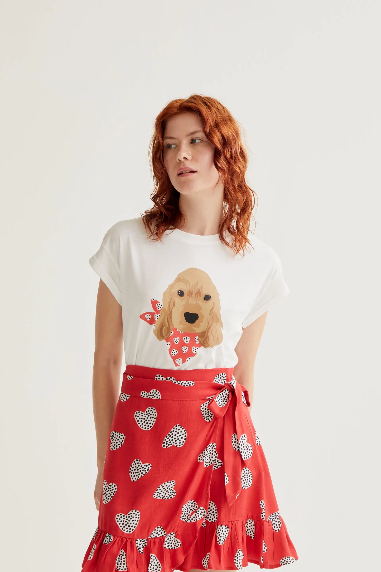 Maglietta con stampa Cocker Spaniel