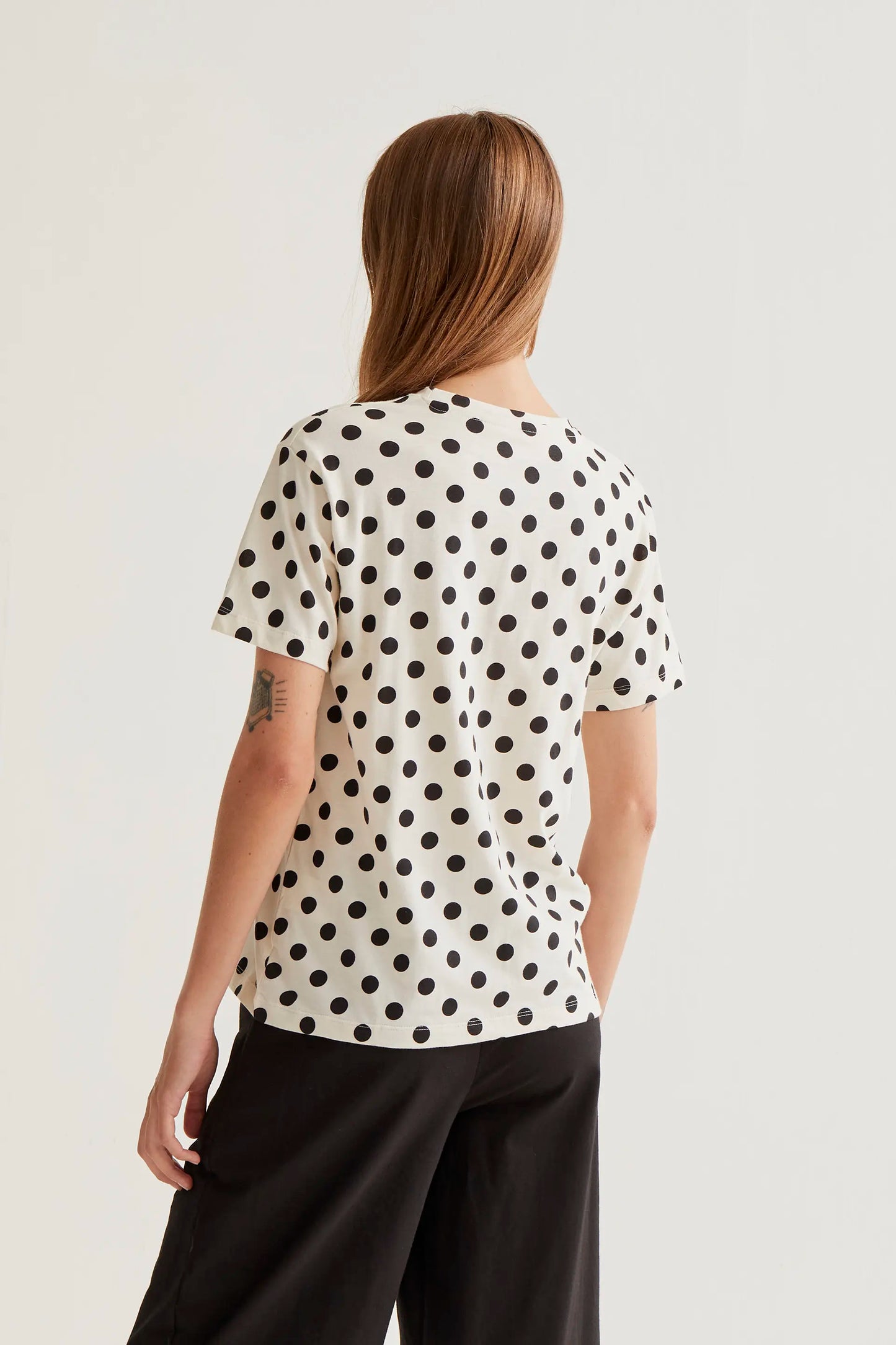 Maglietta con stampa Black Dots