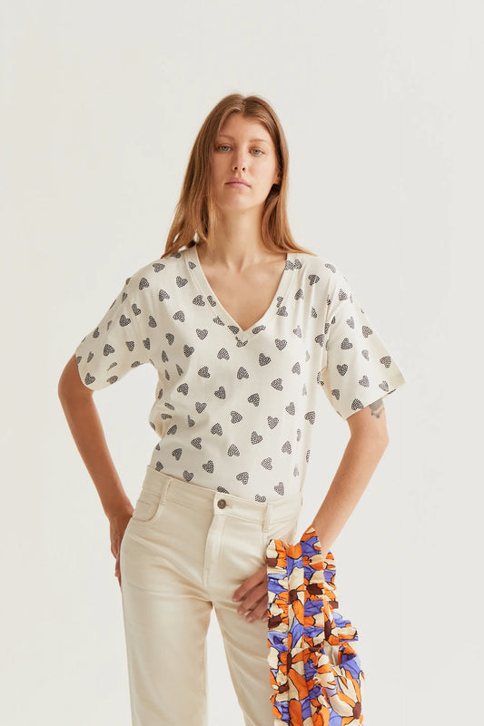Ladybug Black Print T-Shirt