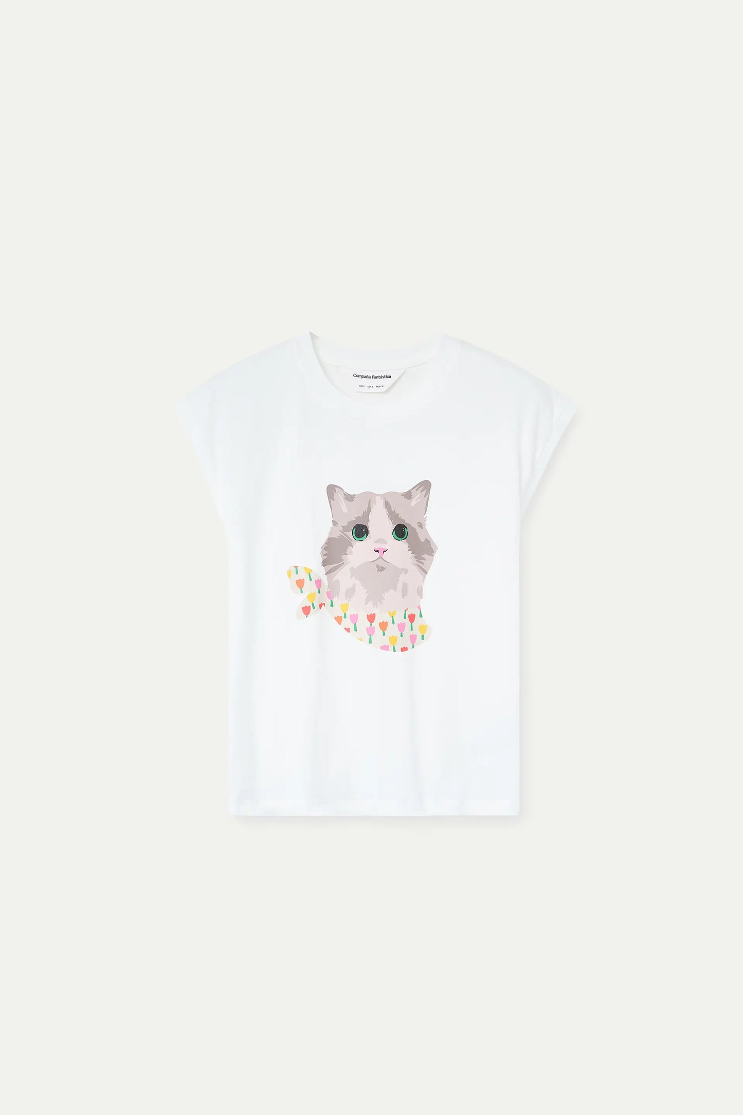 Kitten print t-shirt