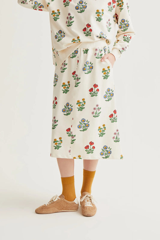 Falda con estampado Gardener