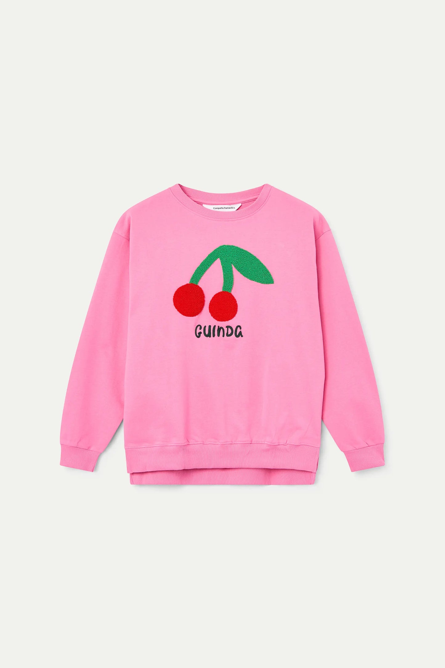 Sudadera con bordado de Guinda gigante