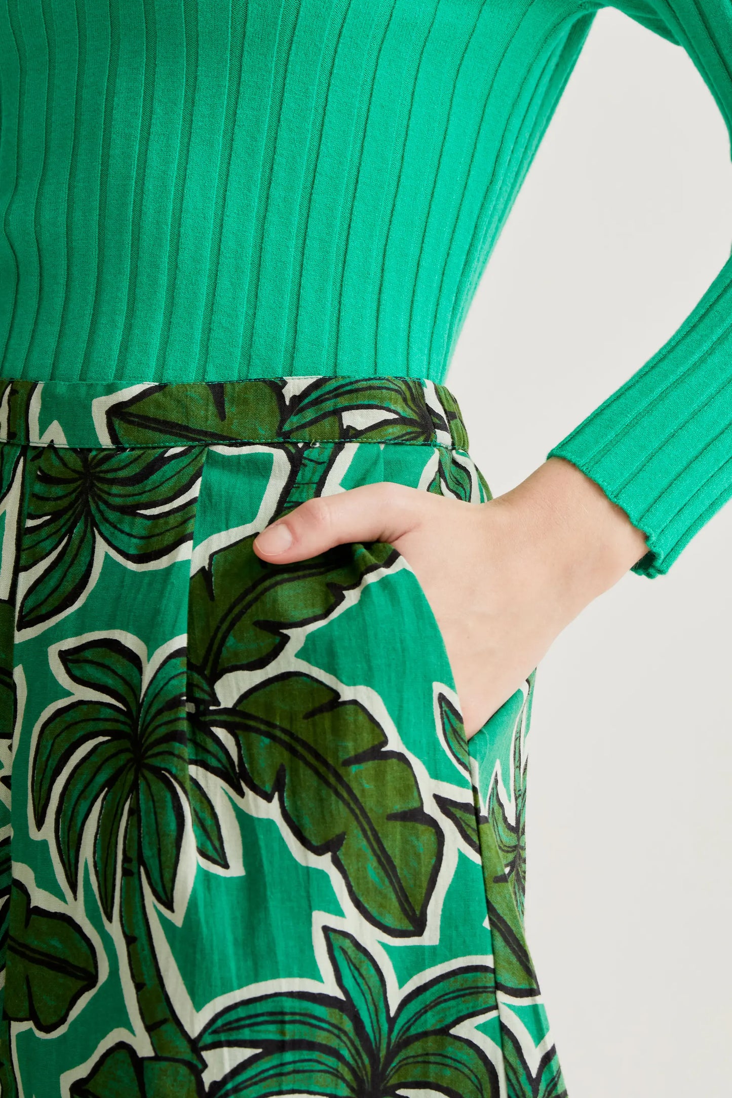 Shorts con estampado Palm Tree