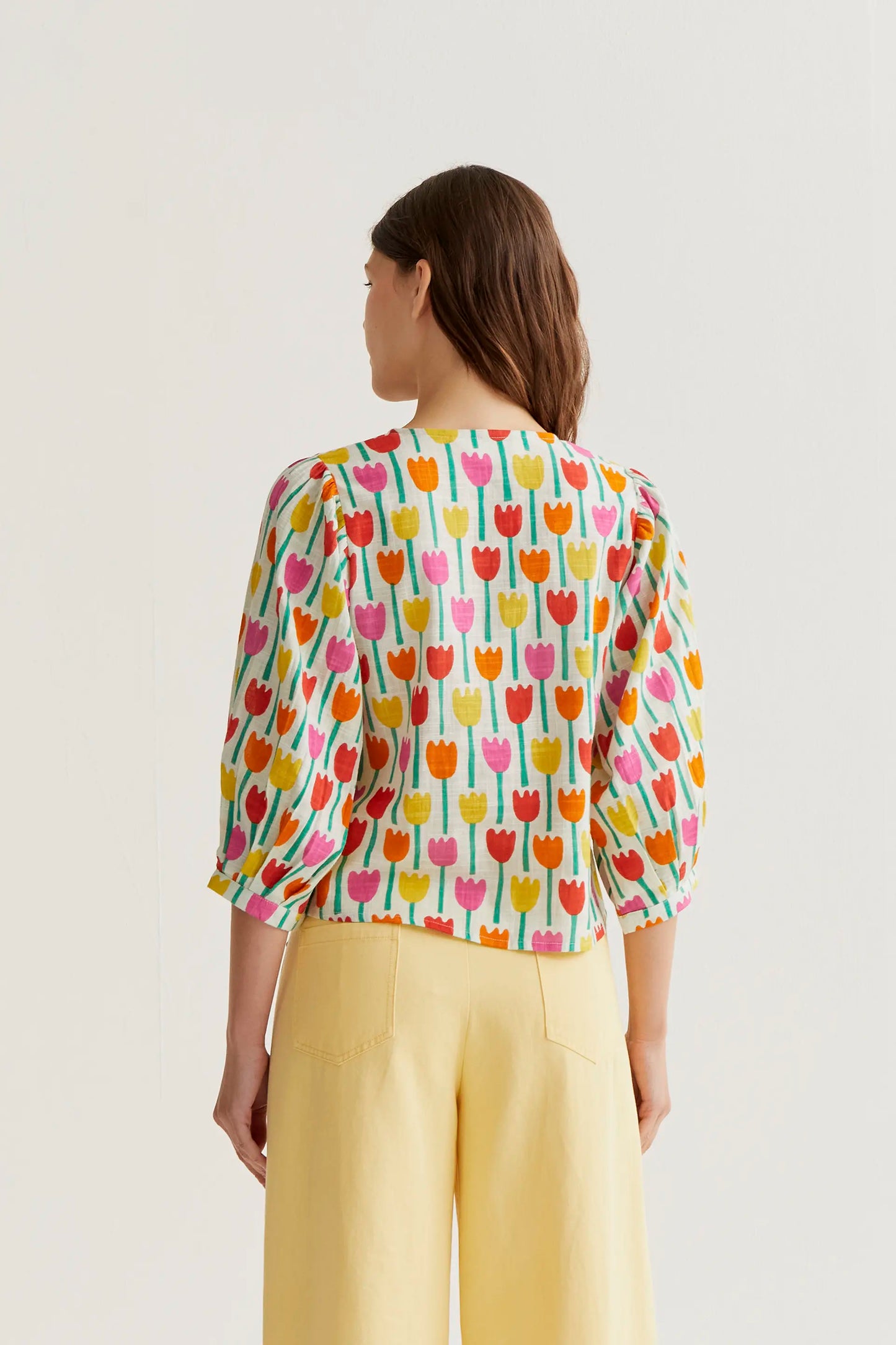 Camisa con estampado Tulipa