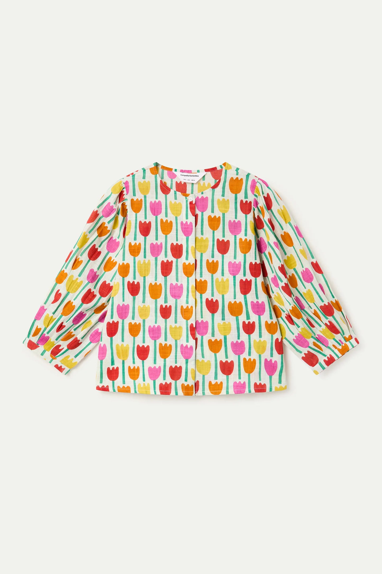 Camisa con estampado Tulipa
