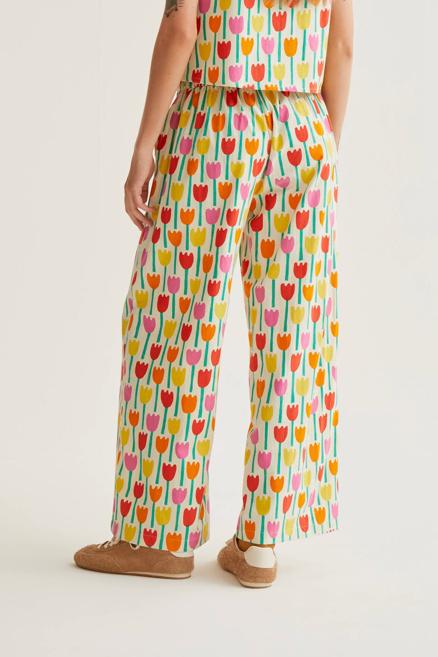 Tulip print trousers