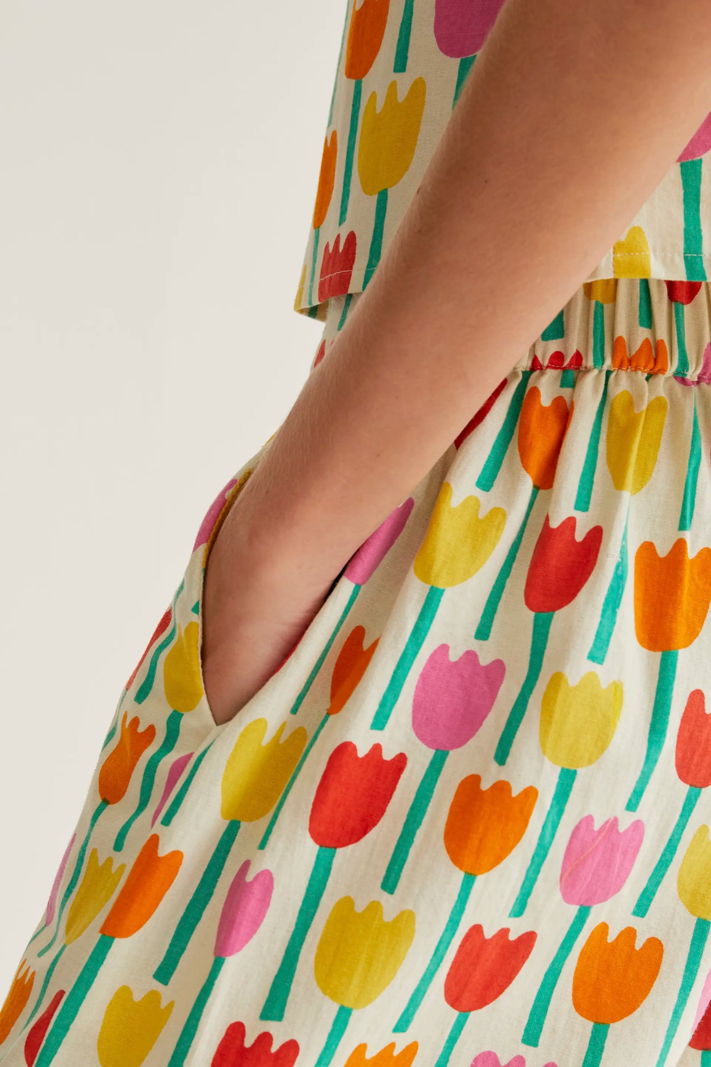 Tulip print trousers