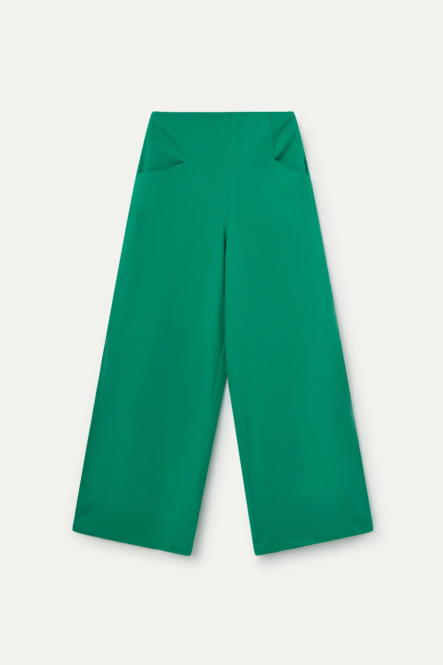 Pantaloni verdi in 100% cotone