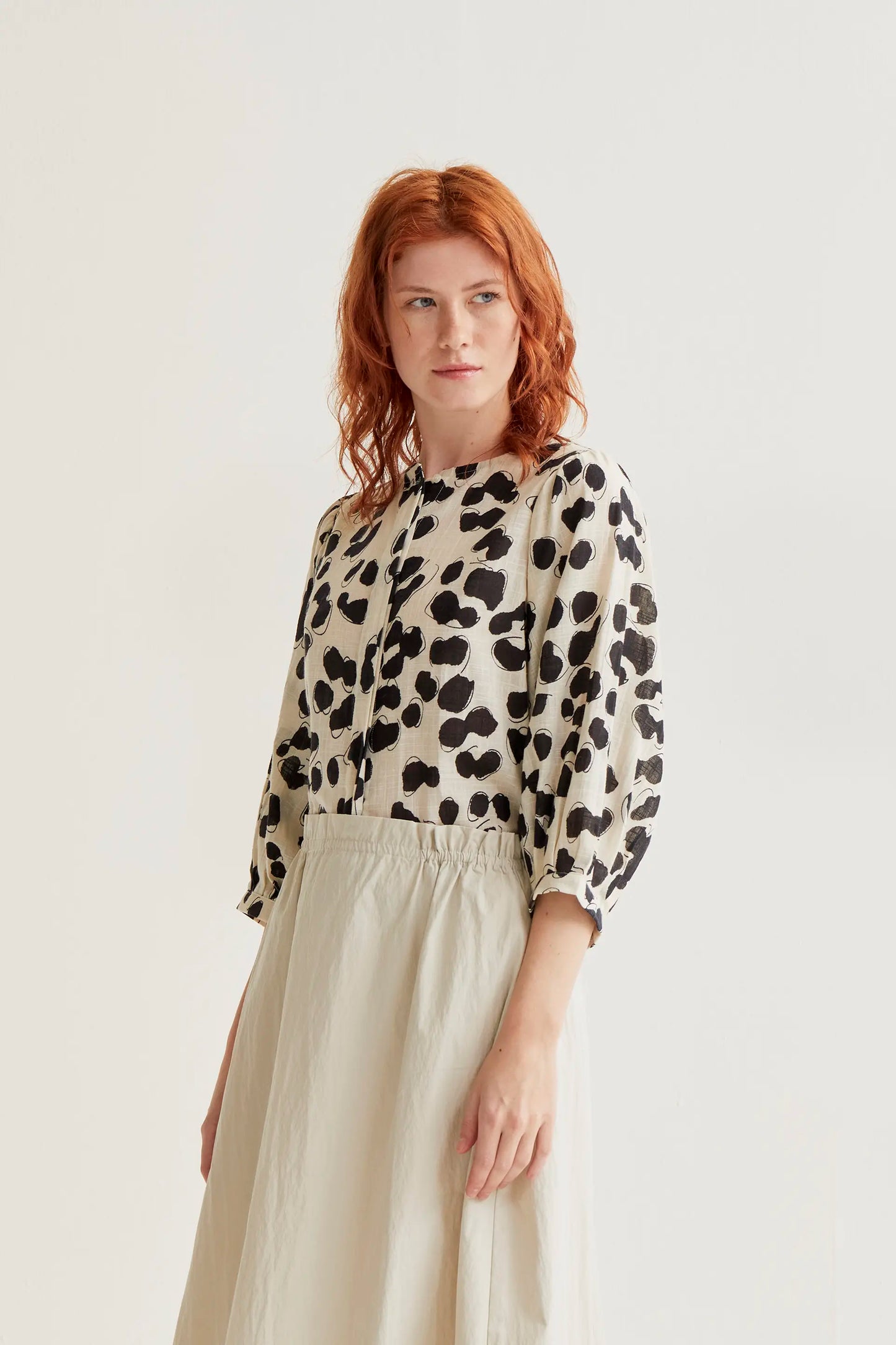 Camicia con stampa dalmata