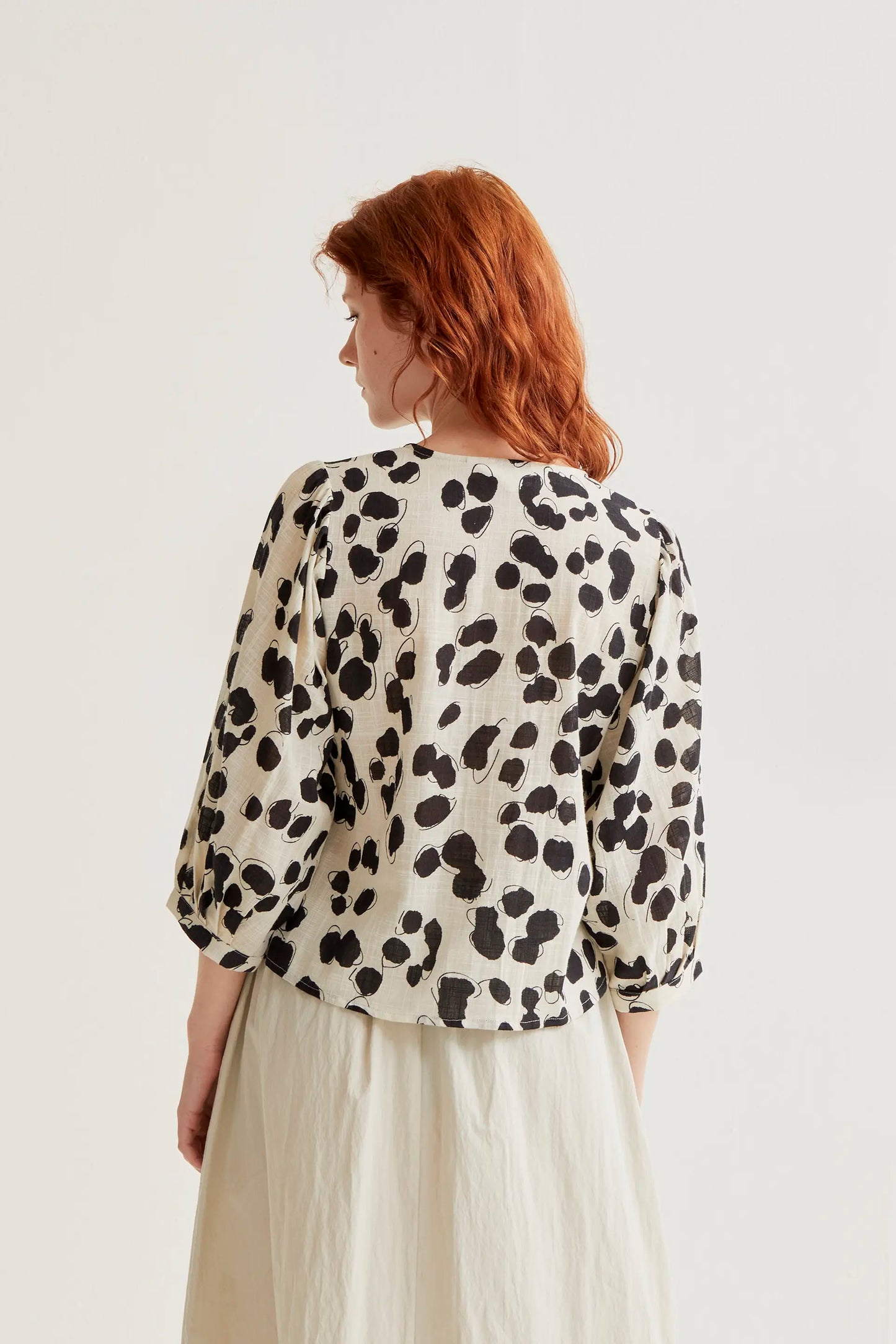 Camicia con stampa dalmata