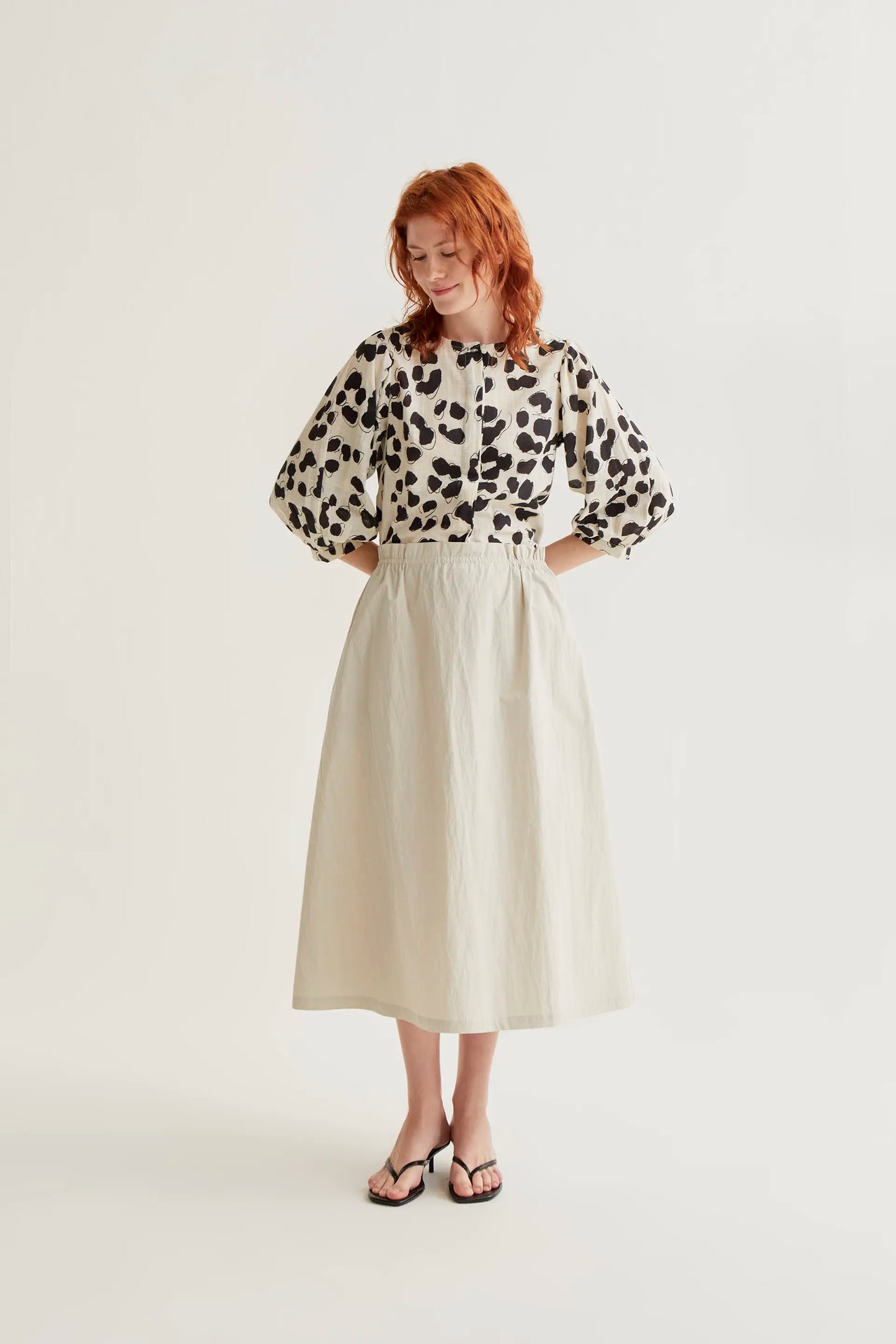 Camicia con stampa dalmata