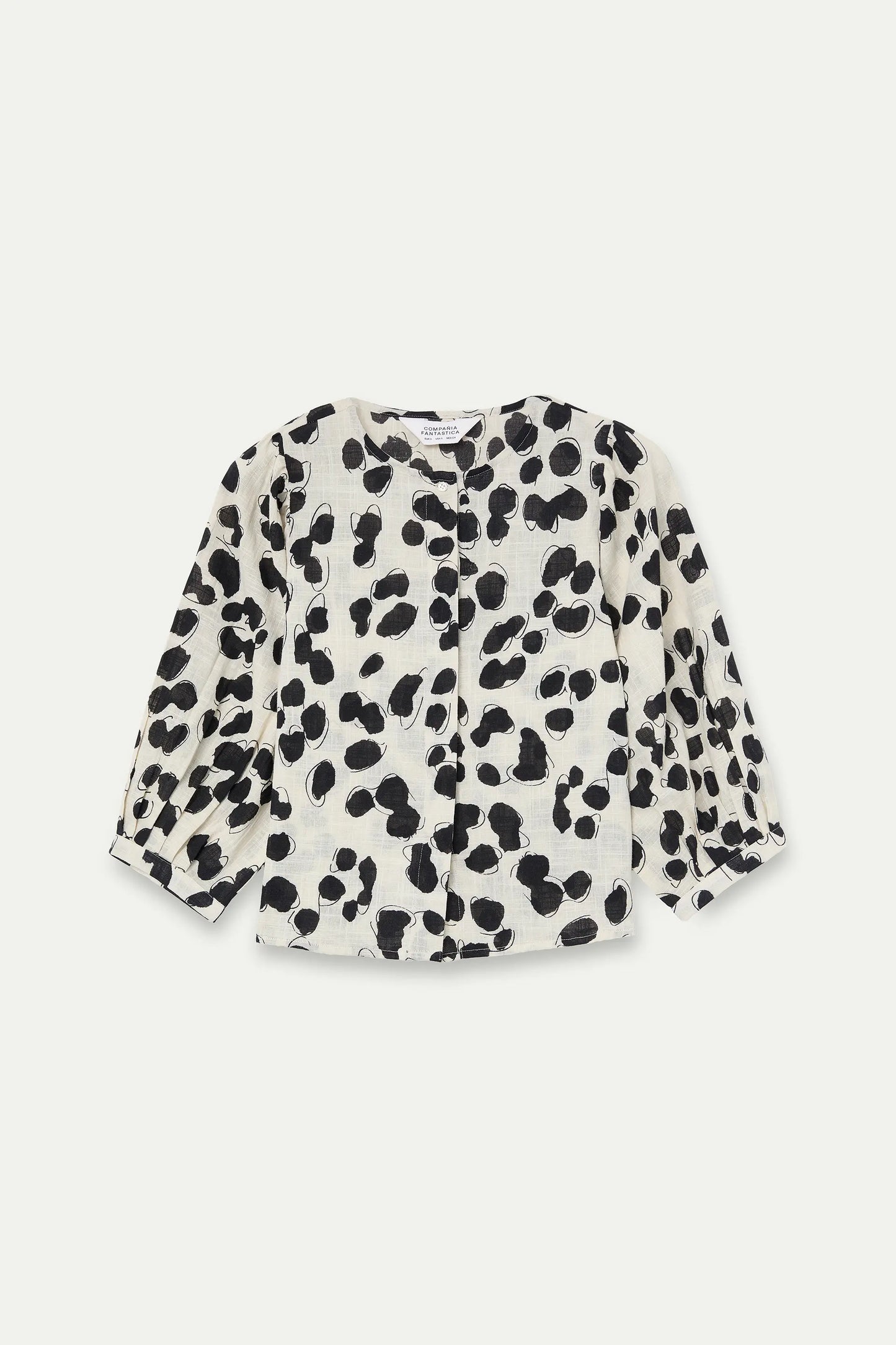 Camicia con stampa dalmata