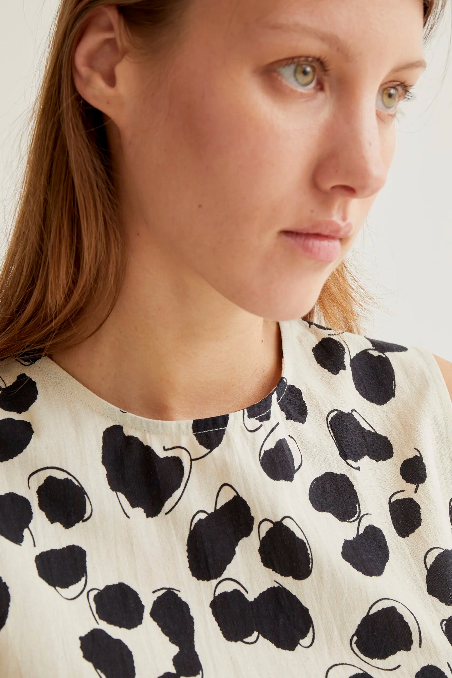 Top con stampa dalmata
