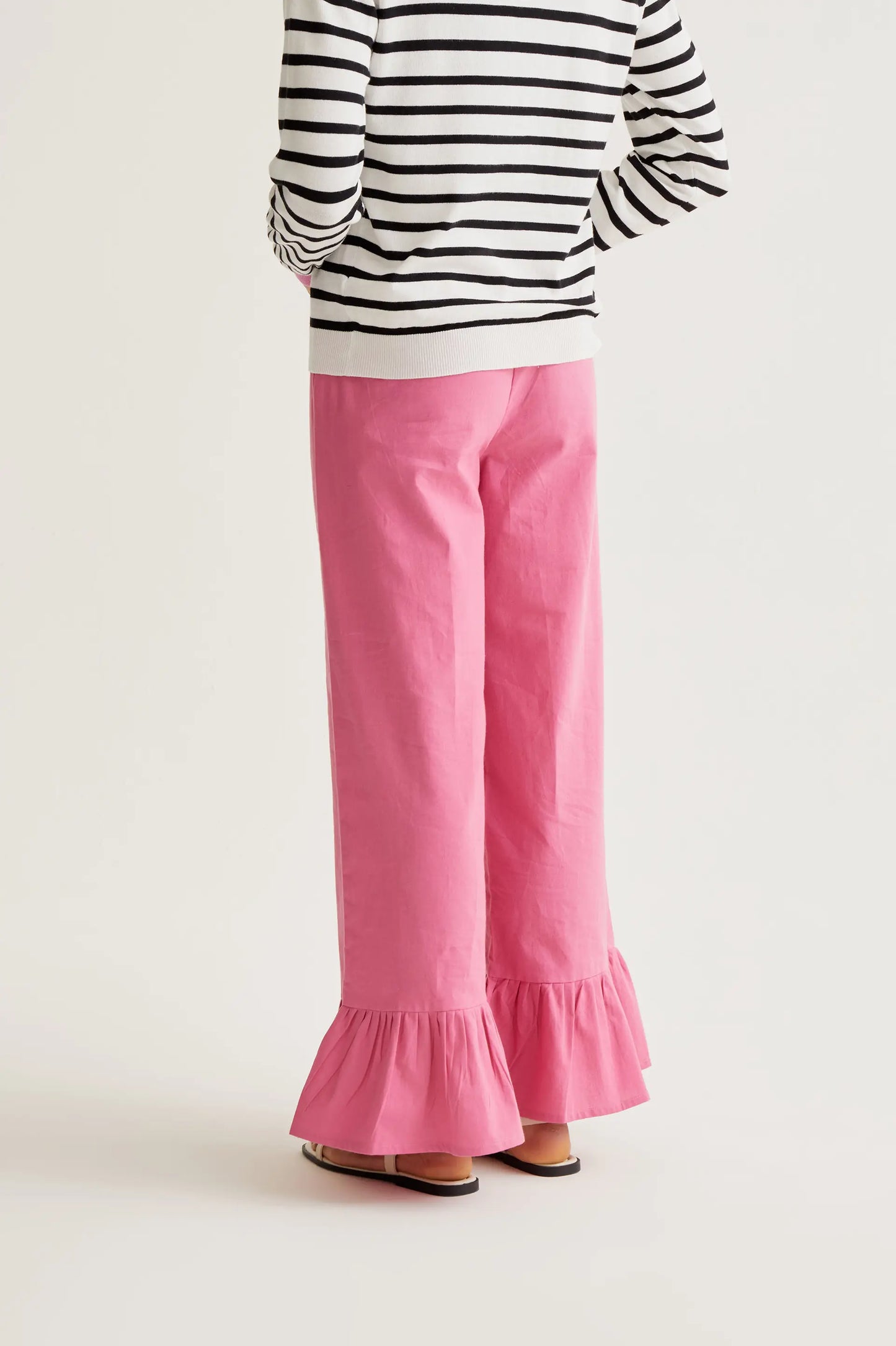 Pantalón 100% algodón rosa