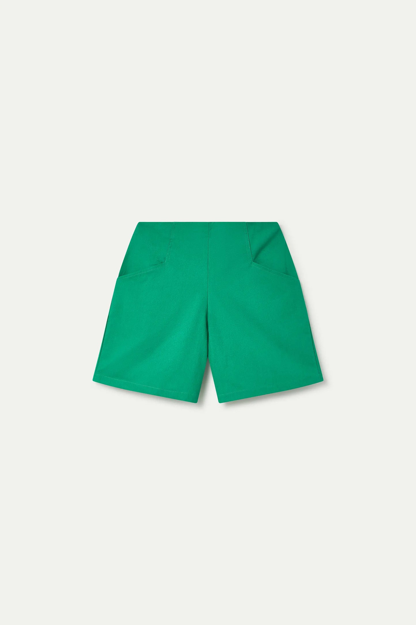 Pantaloncini verdi 100% cotone