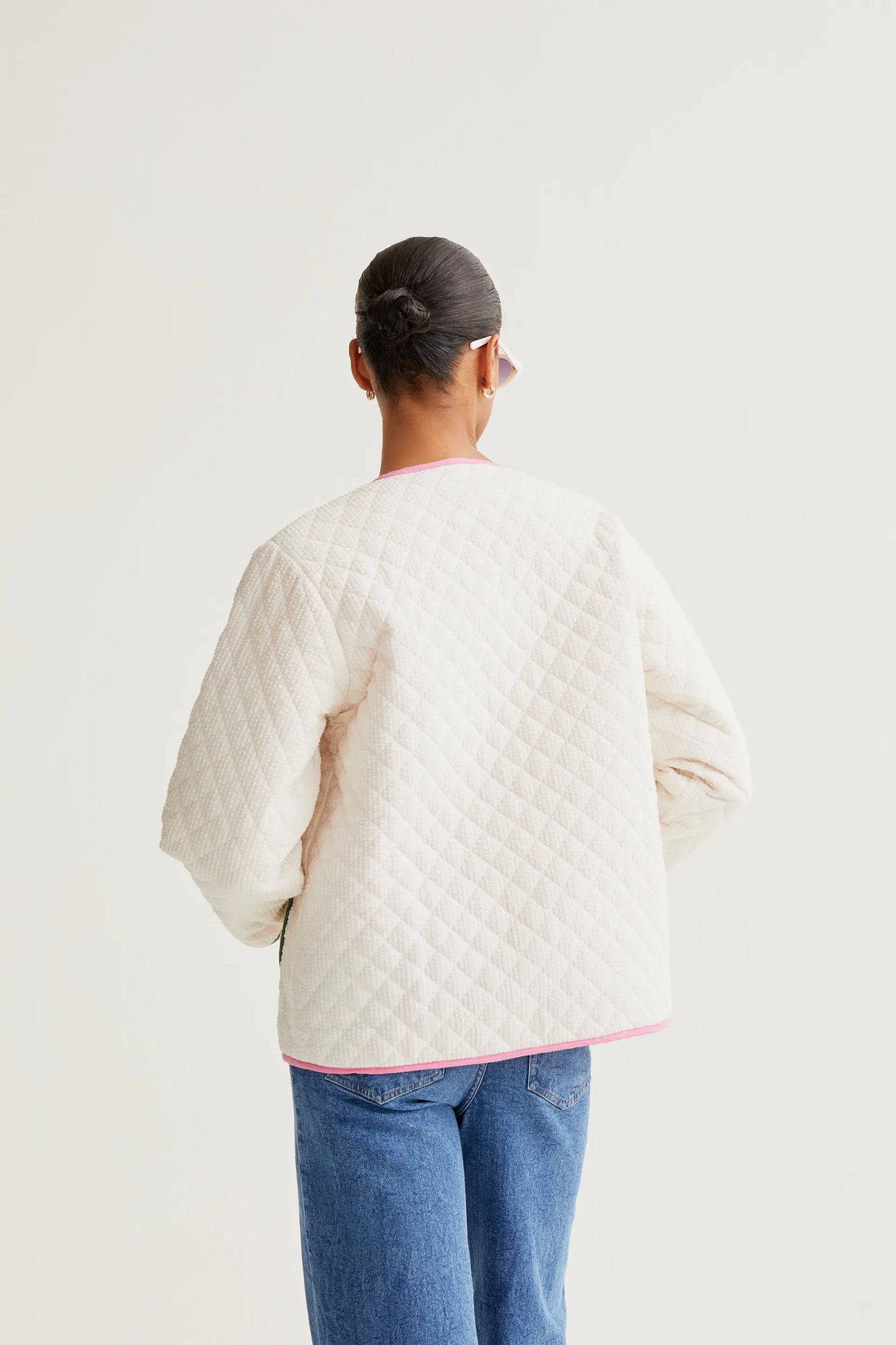 100% cotton off-white jacket