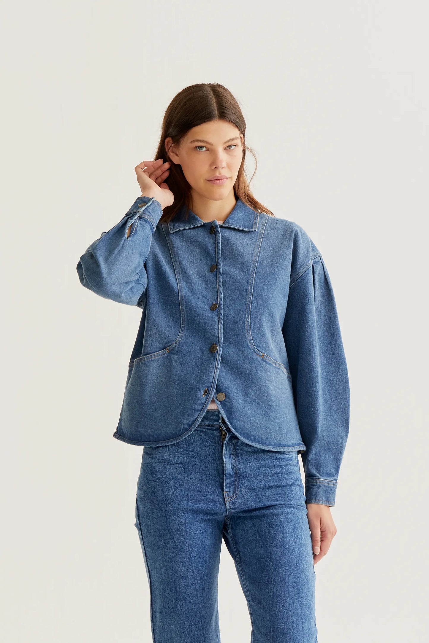 Blue denim jacket