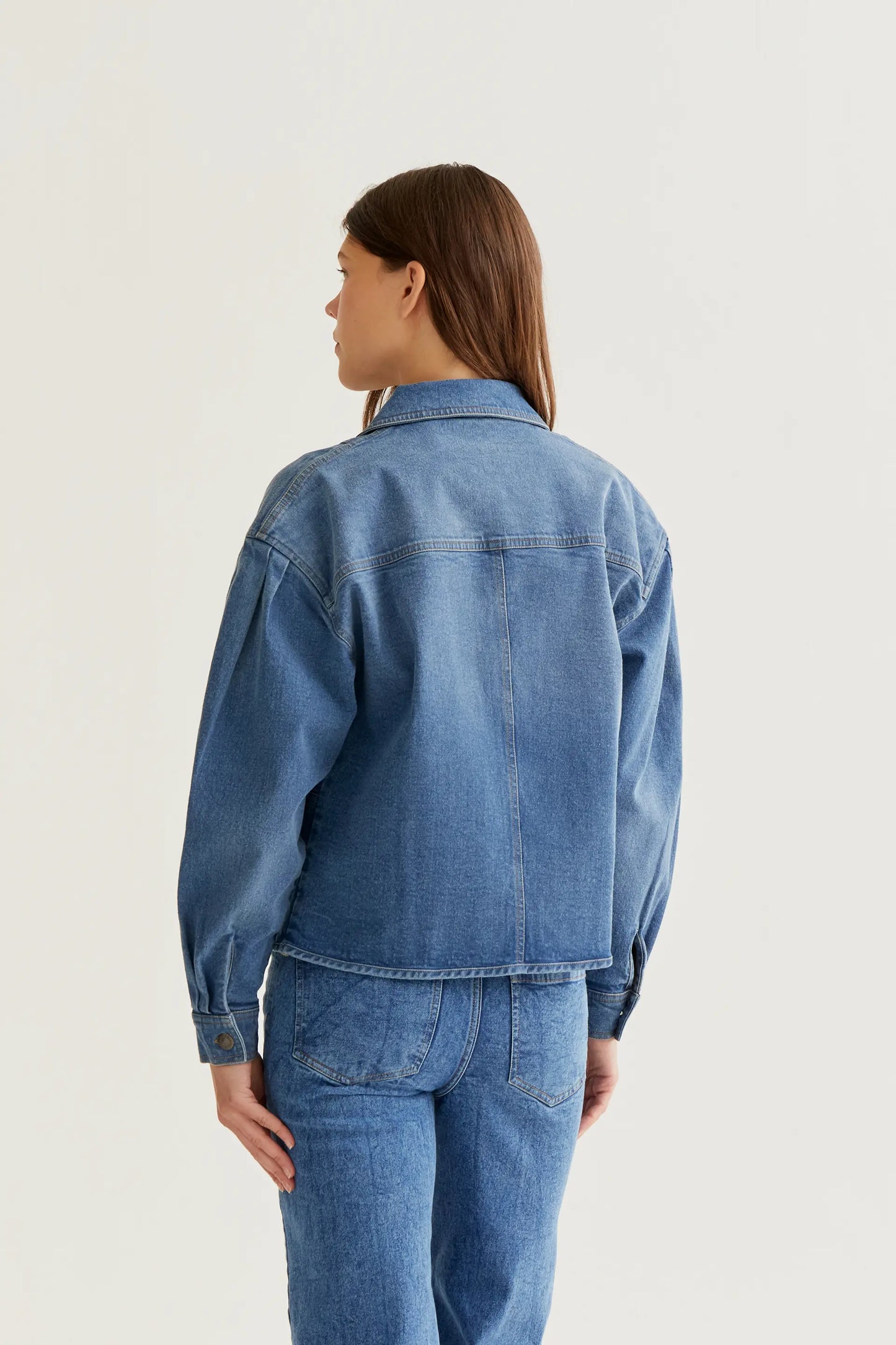Blue denim jacket