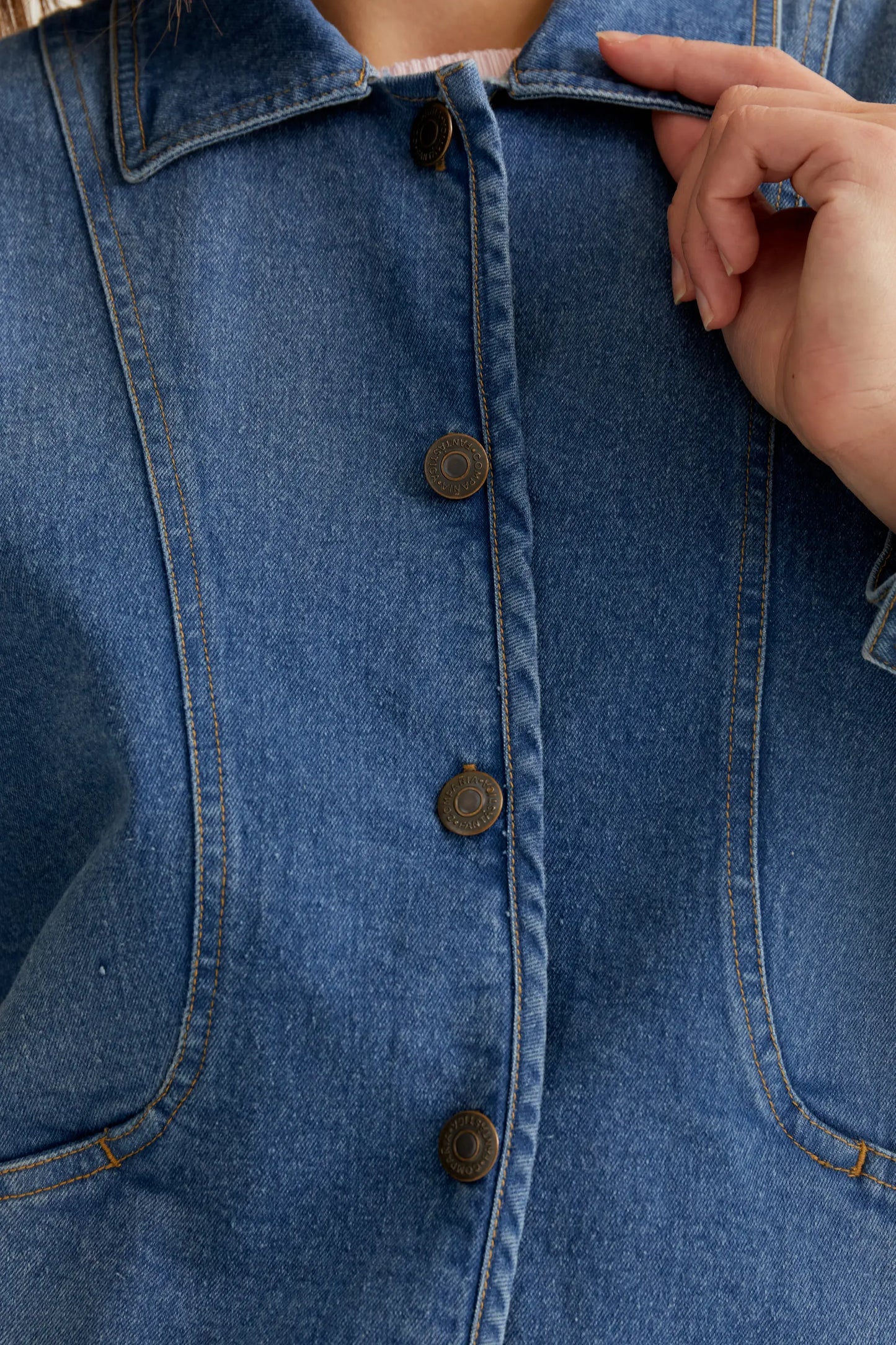 Blue denim jacket