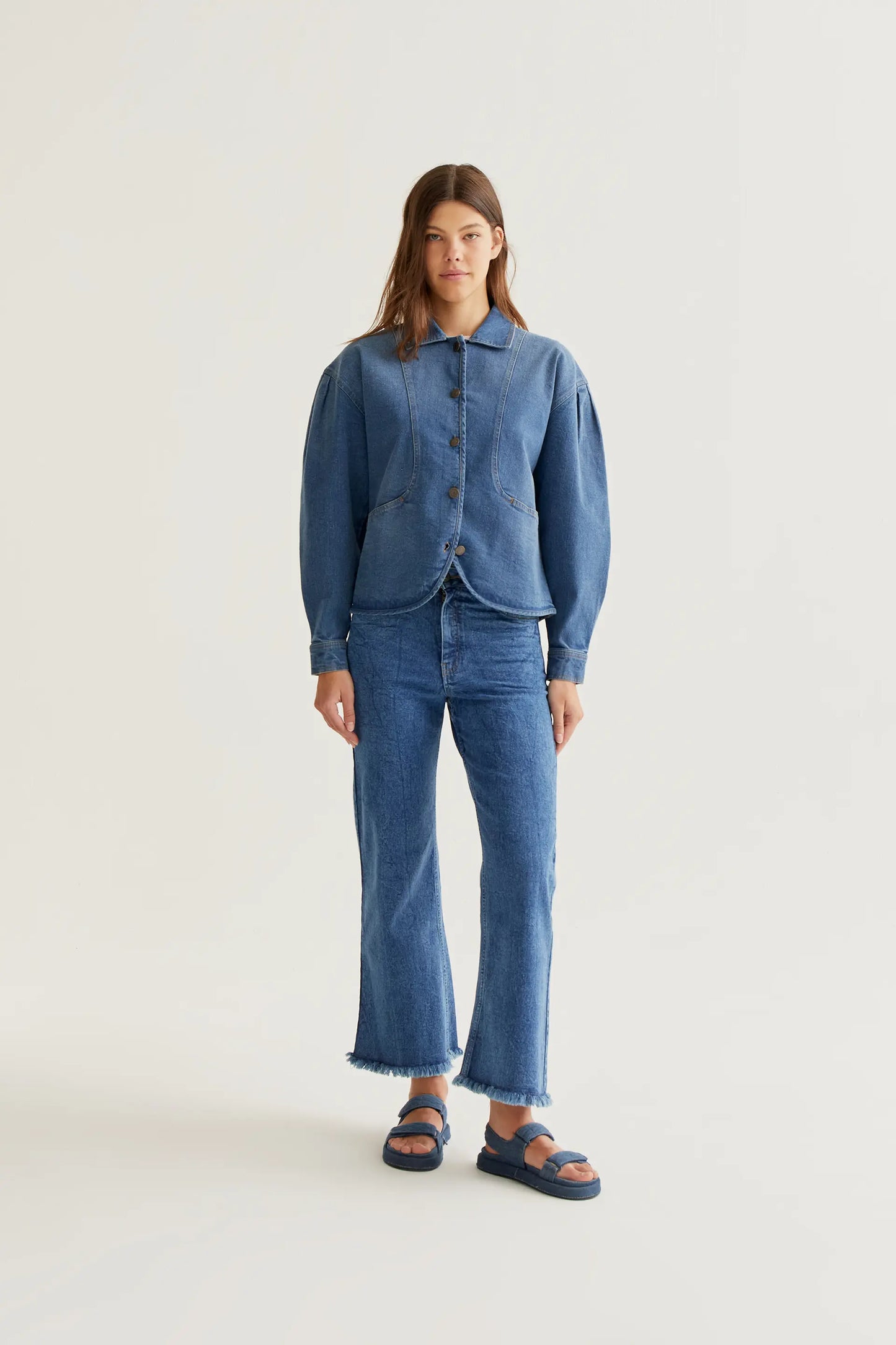 Blue denim jacket