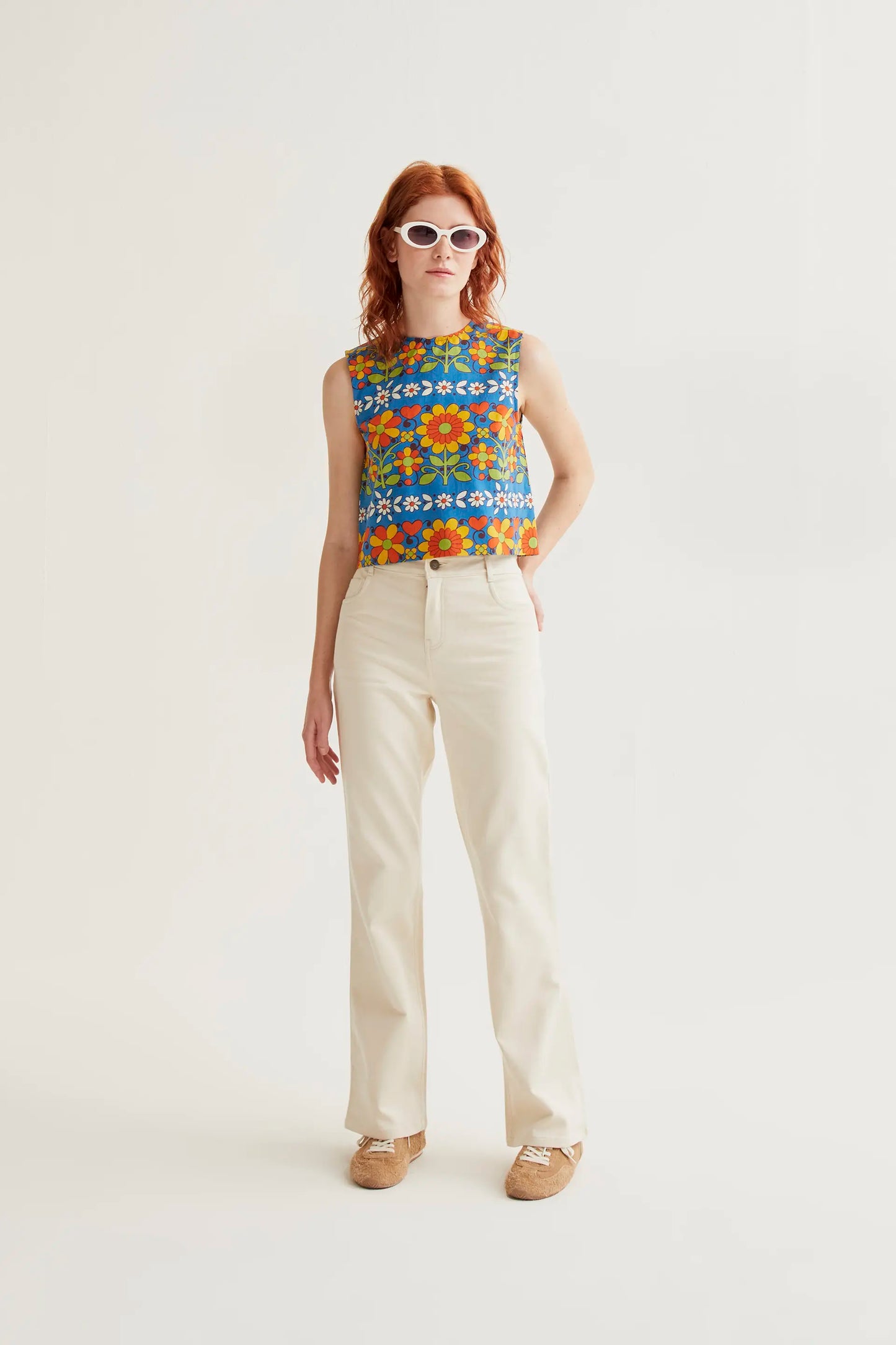 White jeans