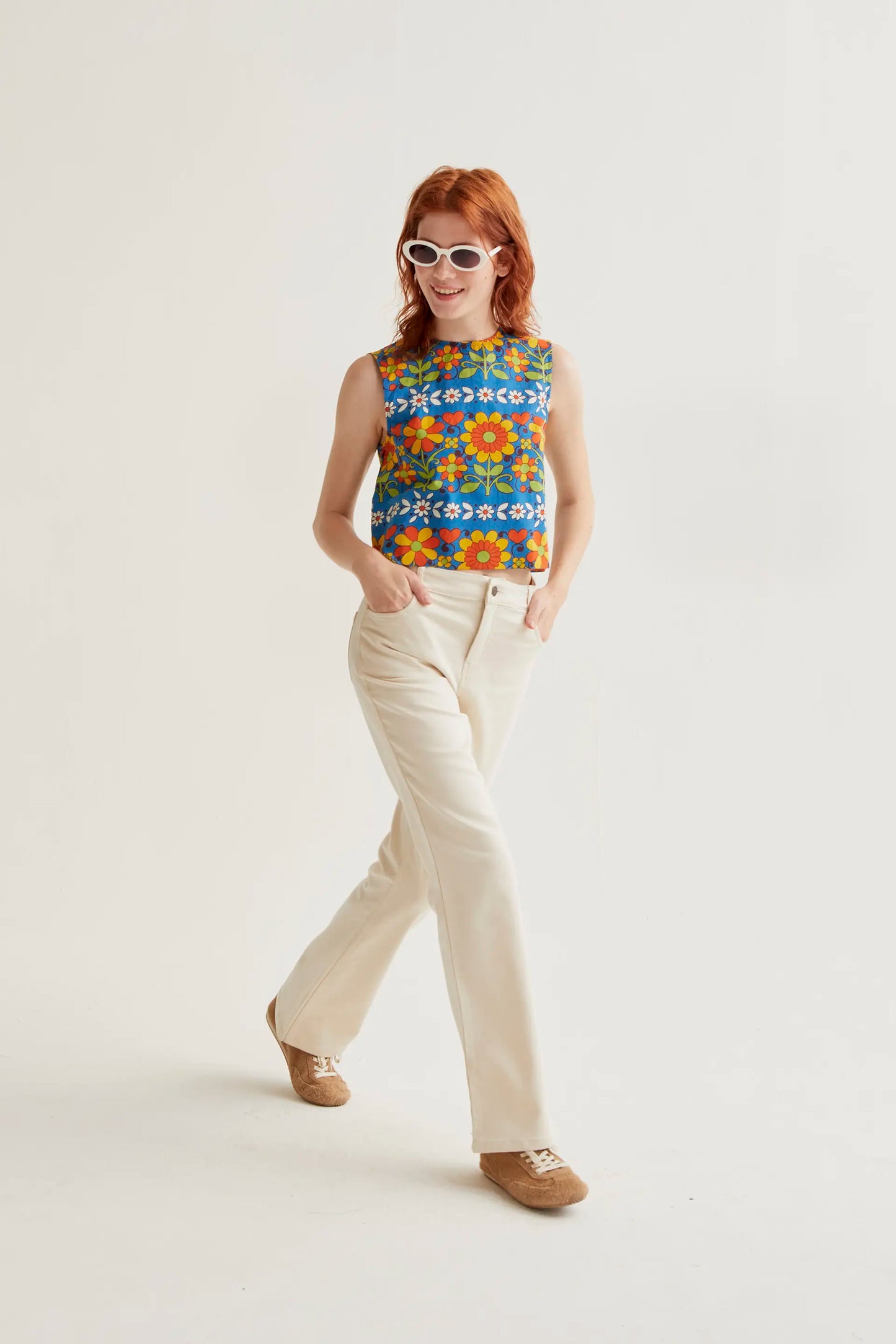 White jeans