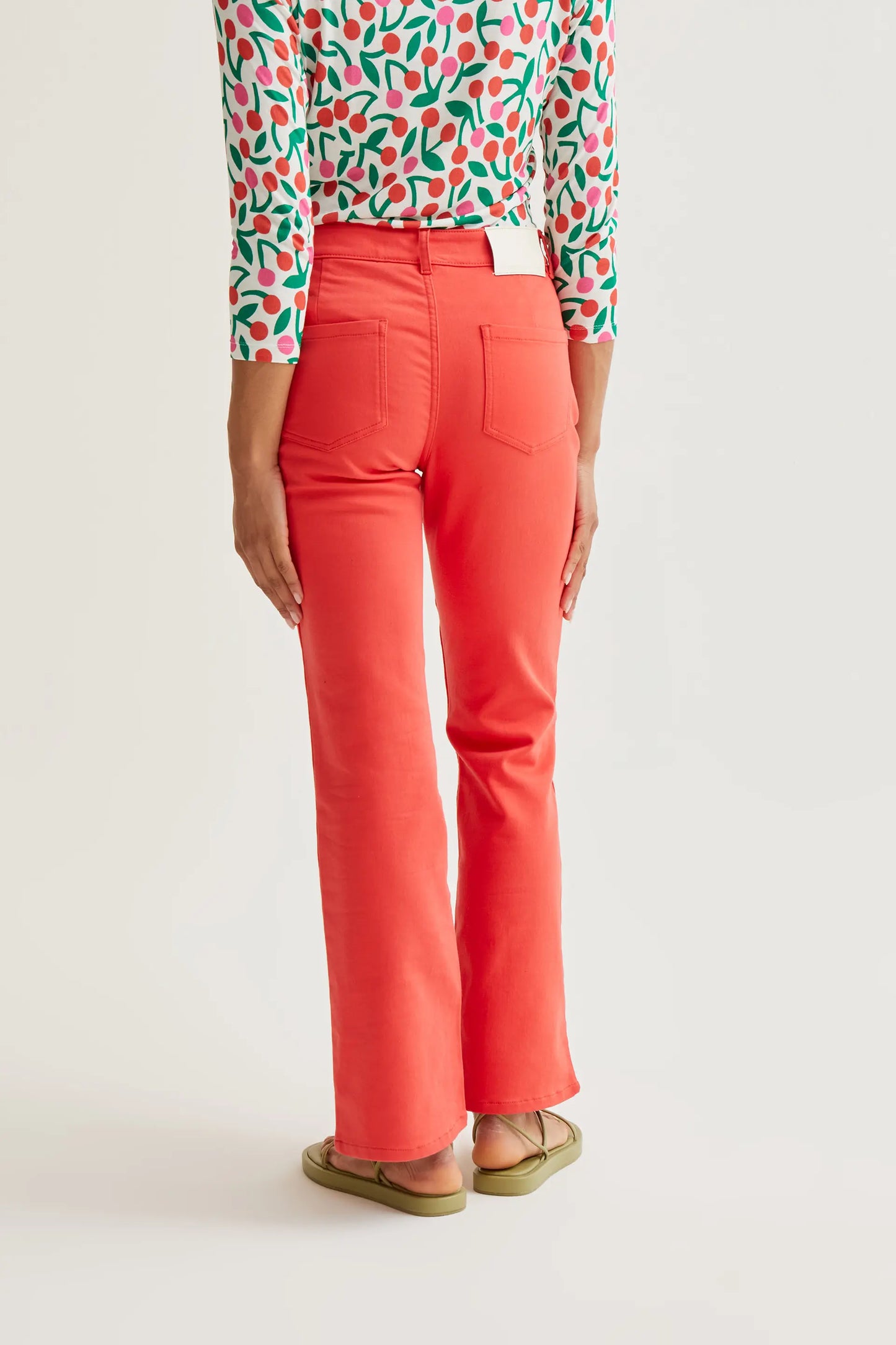 Red jeans