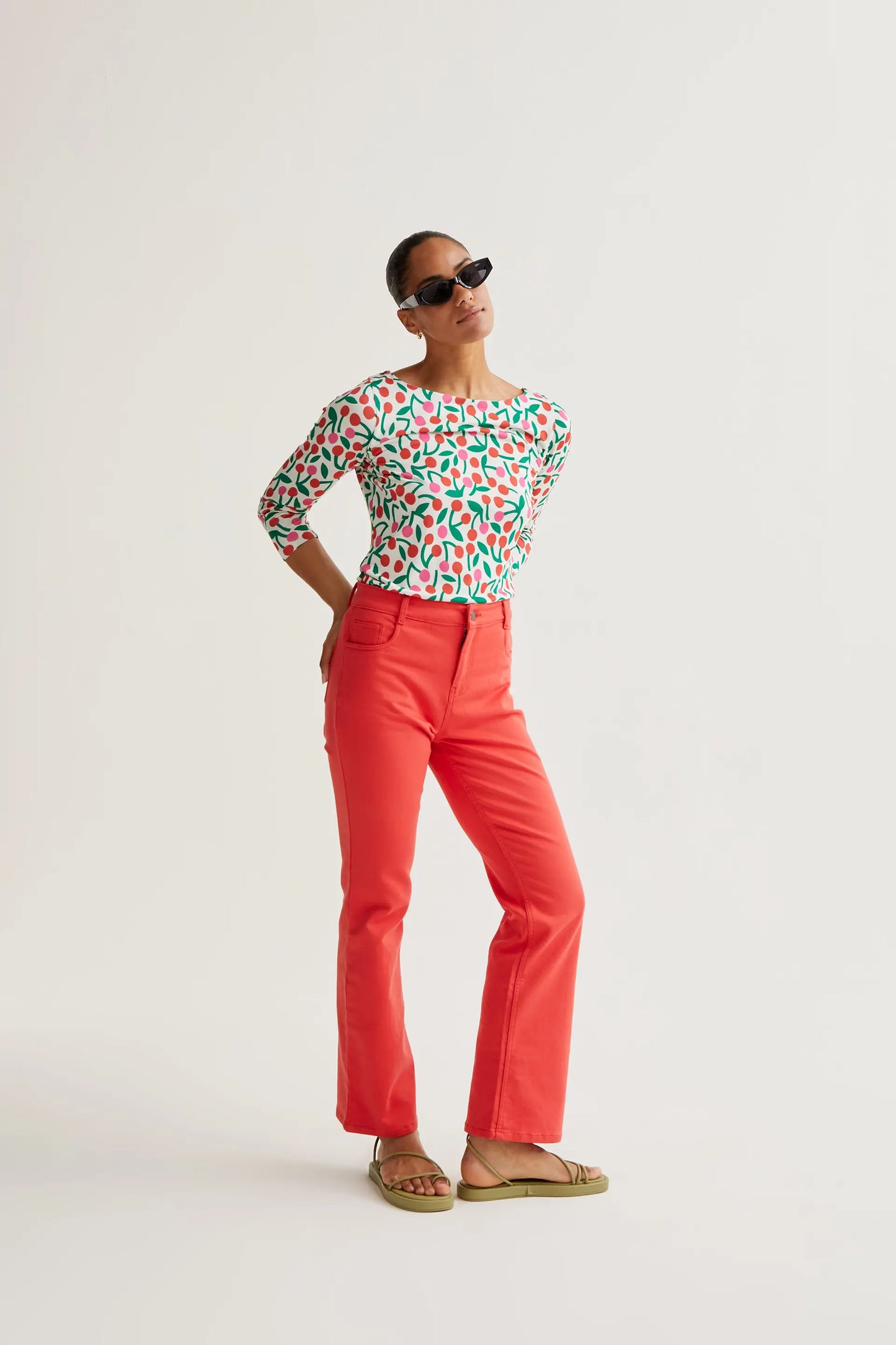 Red jeans
