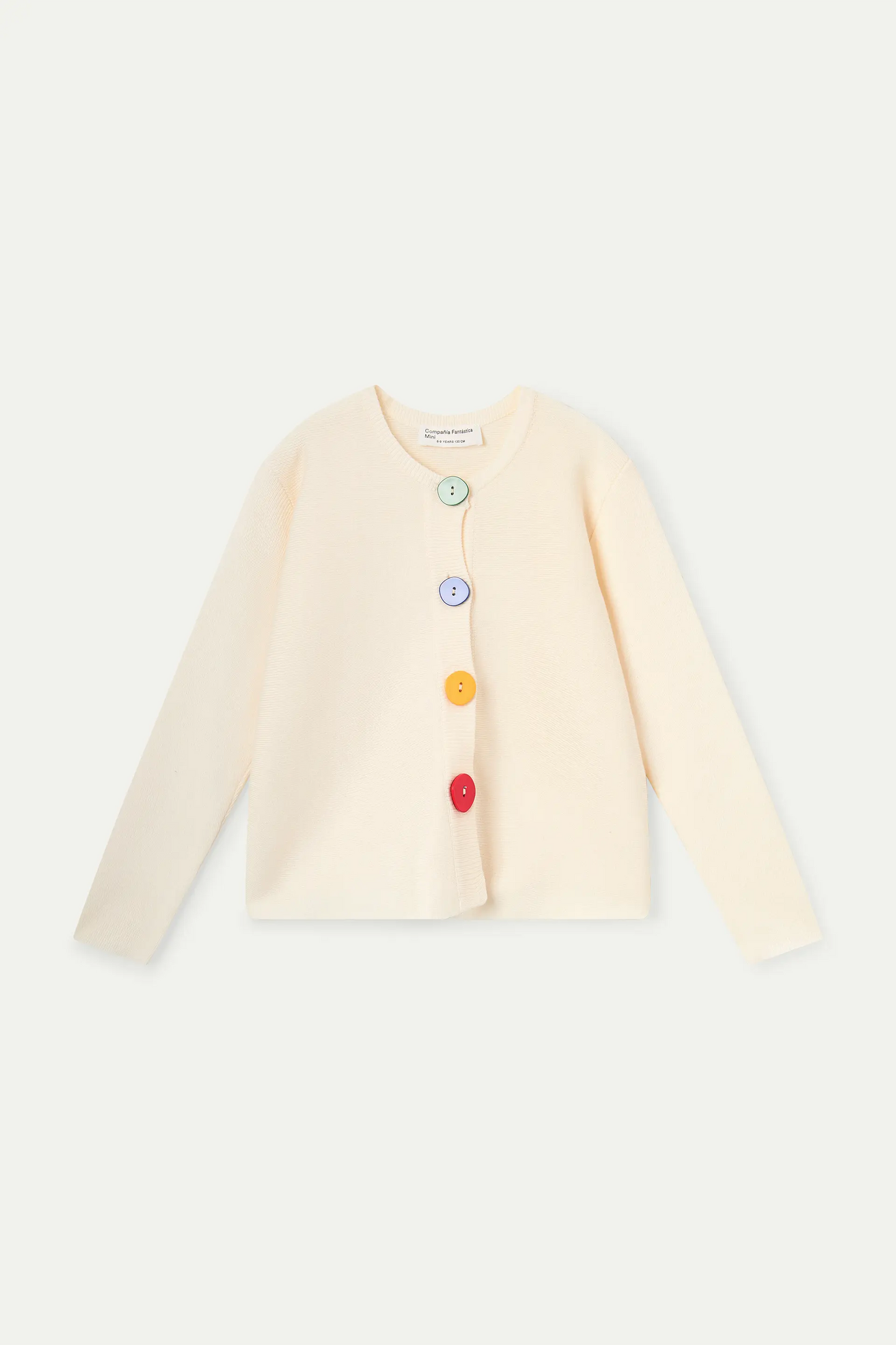 Cardigan bianco in maglia per bambine