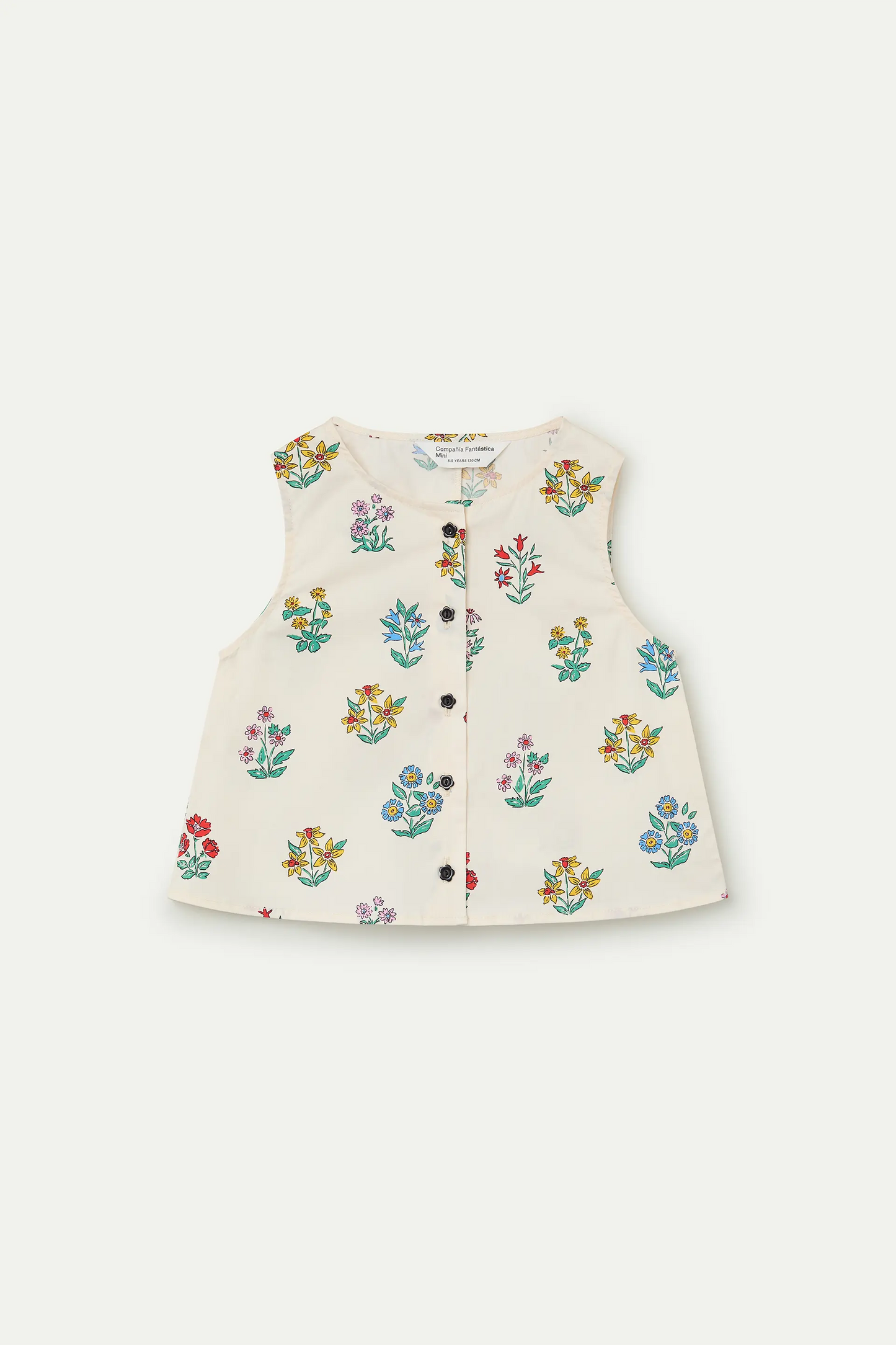 Top de niña 100% algodón con estampado Gardener