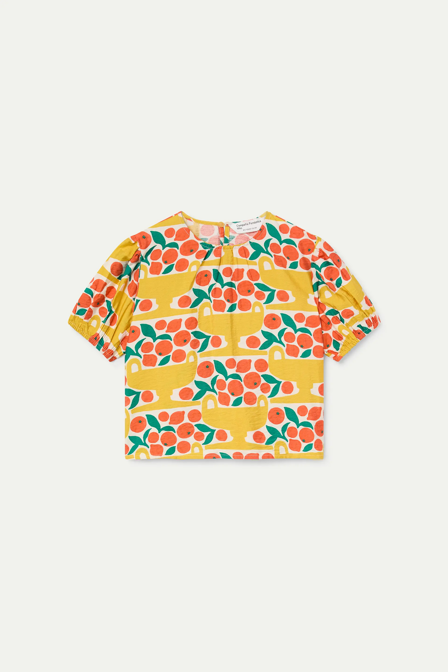 Top da bambina con stampa Citrus
