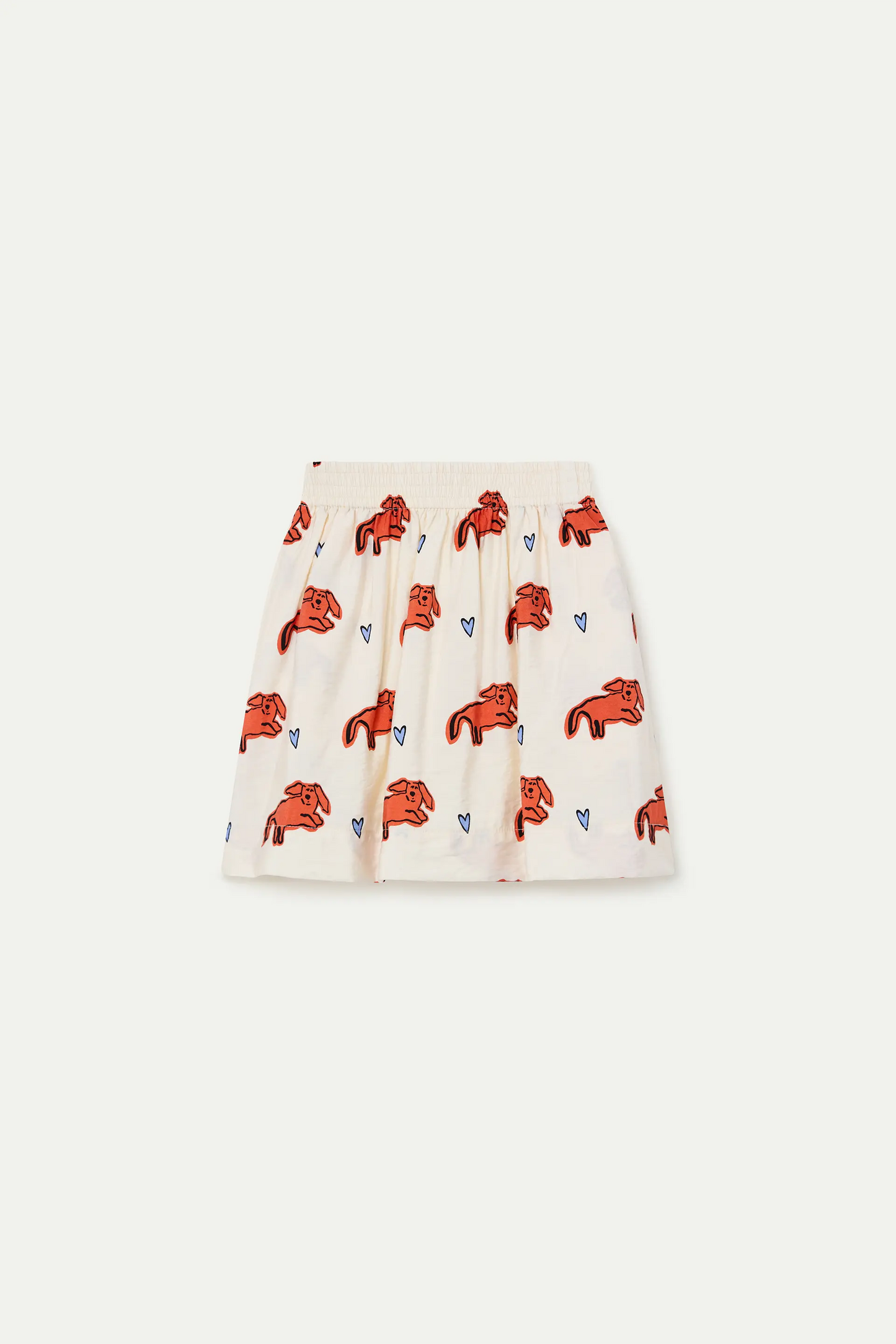 Falda corta de niña con estampado Tochi