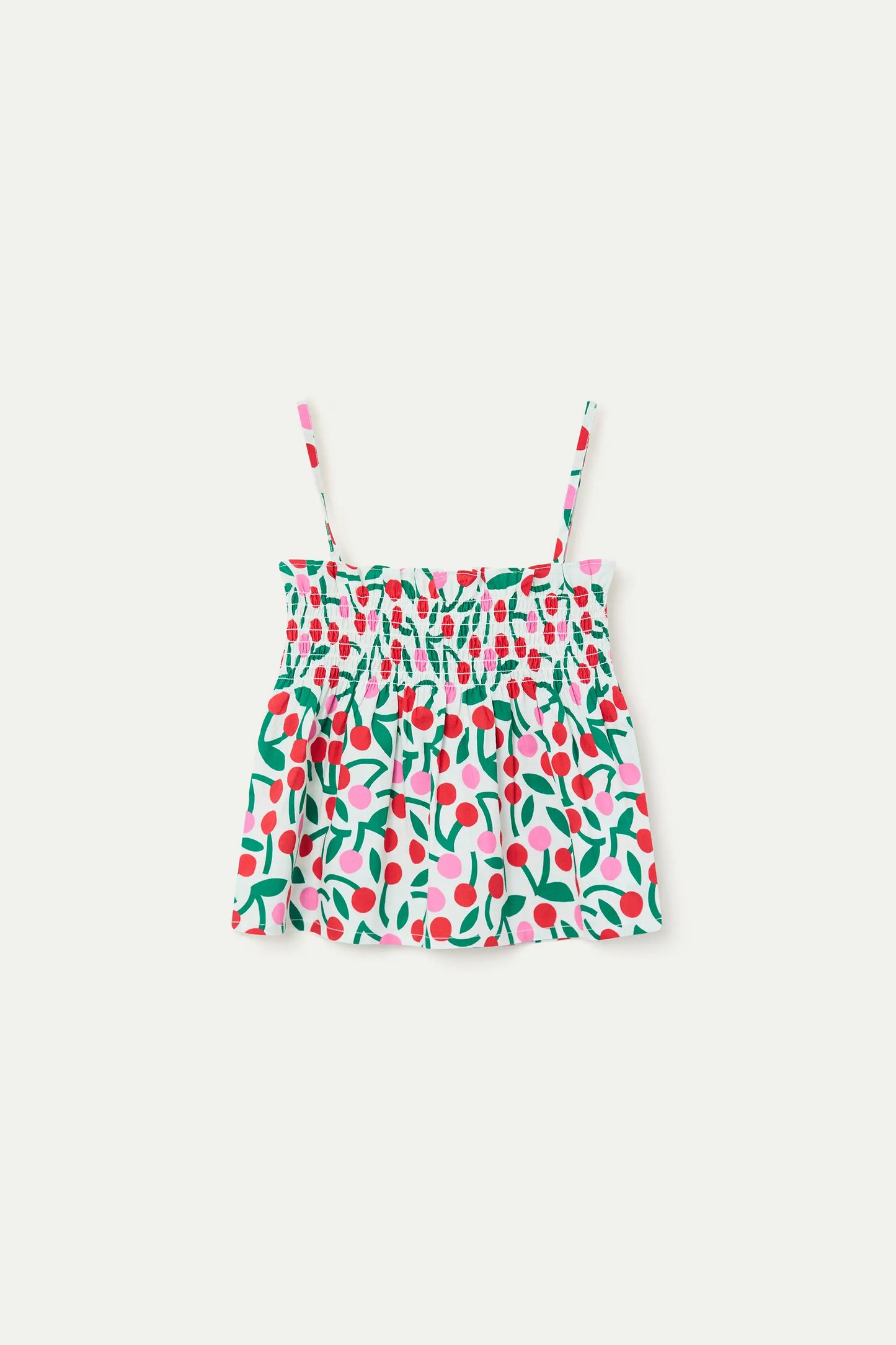 Top de niña con estampado Guinda