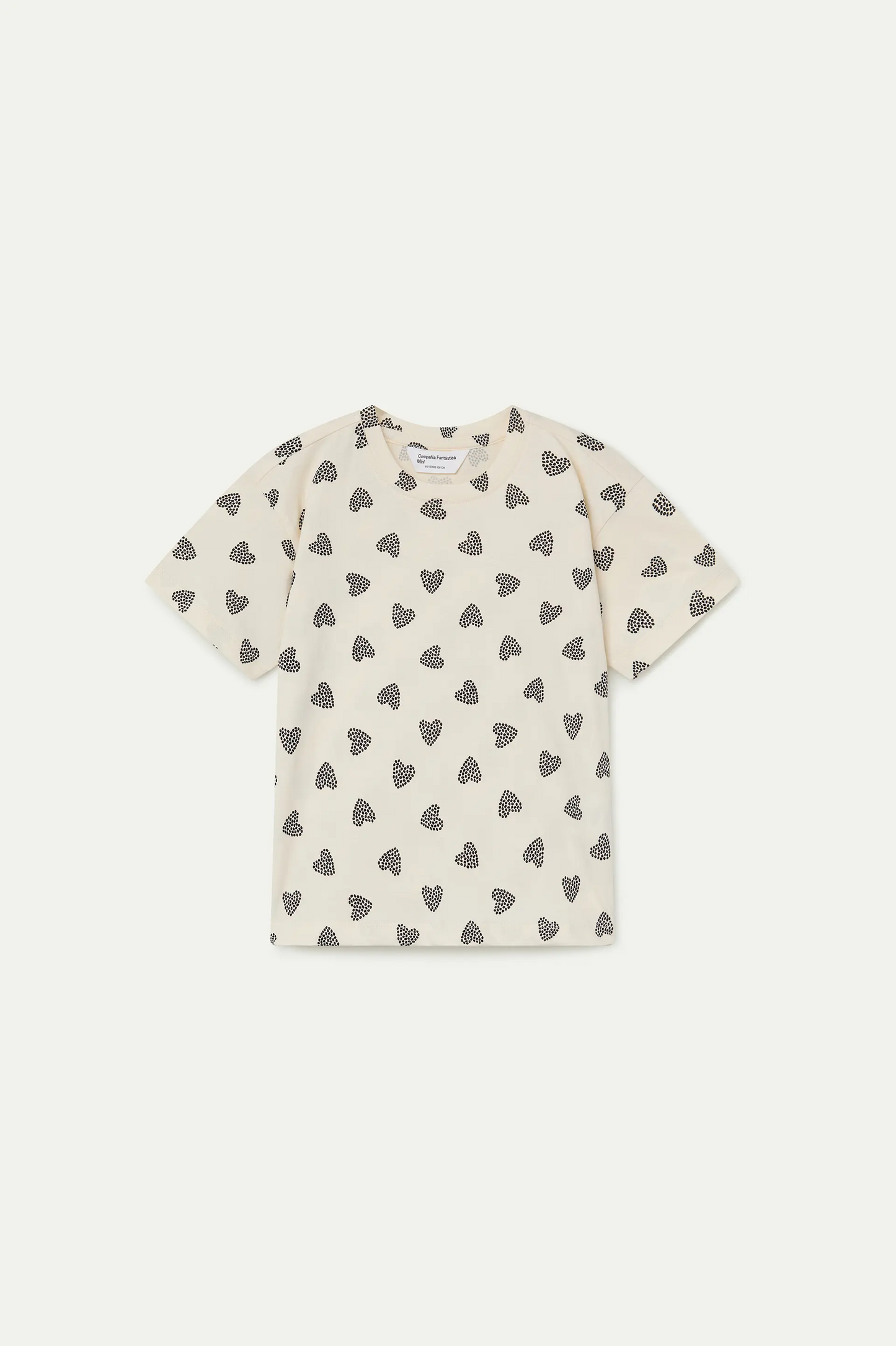 Camiseta de niña con estampado de Ladybug negro