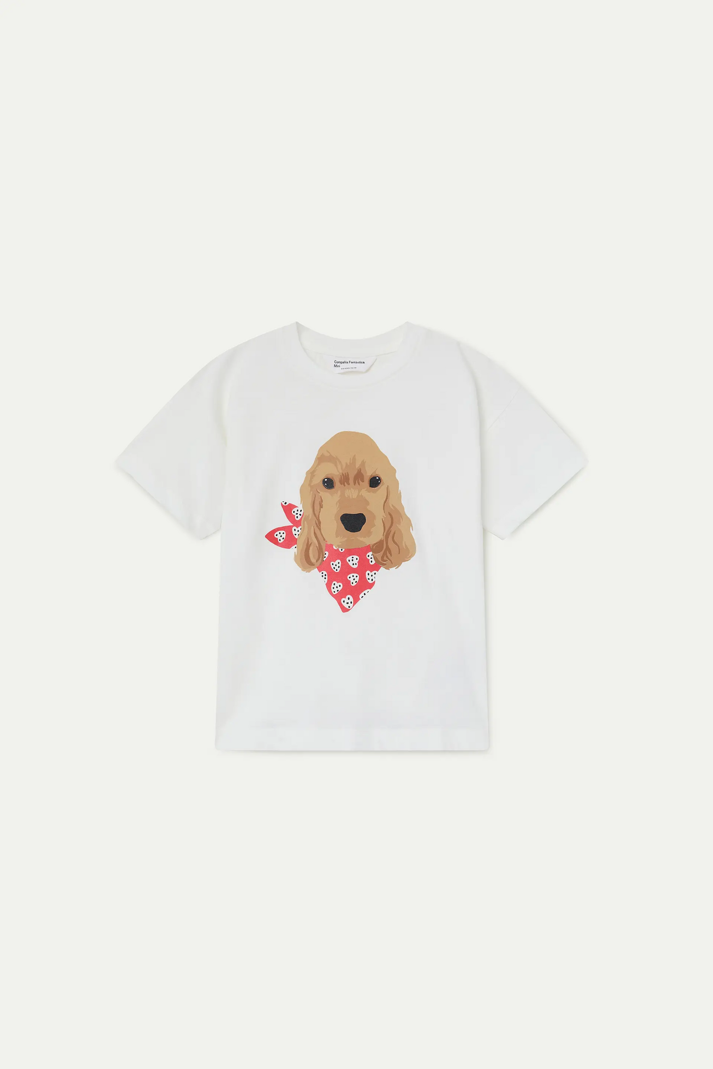 Camiseta de niña con estampado de perrito Coker