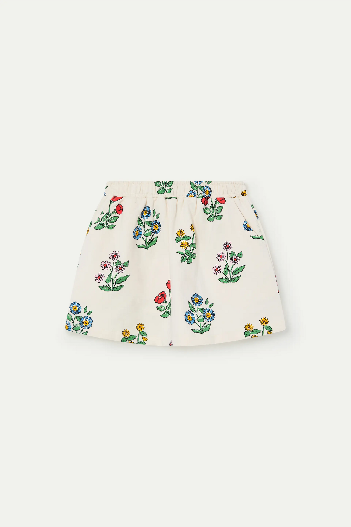 Gonna corta da bambina con stampa Gardener
