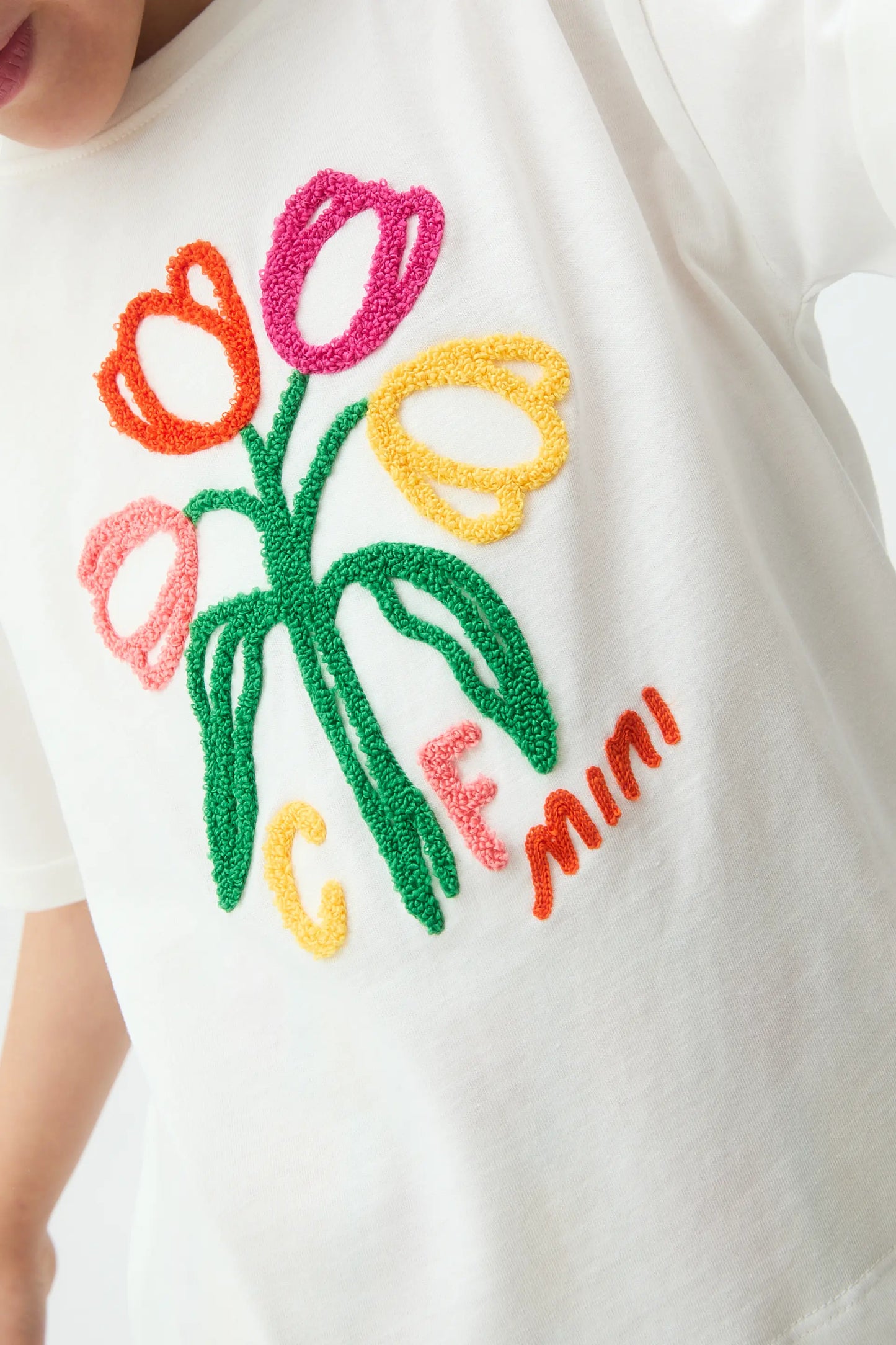 CF Mini Floral Print Girl's T-Shirt